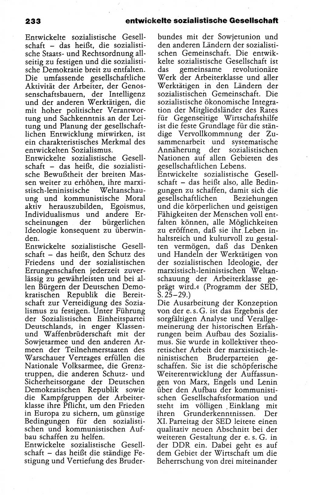 Kleines politisches Wörterbuch [Deutsche Demokratische Republik (DDR)] 1988, Seite 233 (Kl. pol. Wb. DDR 1988, S. 233)