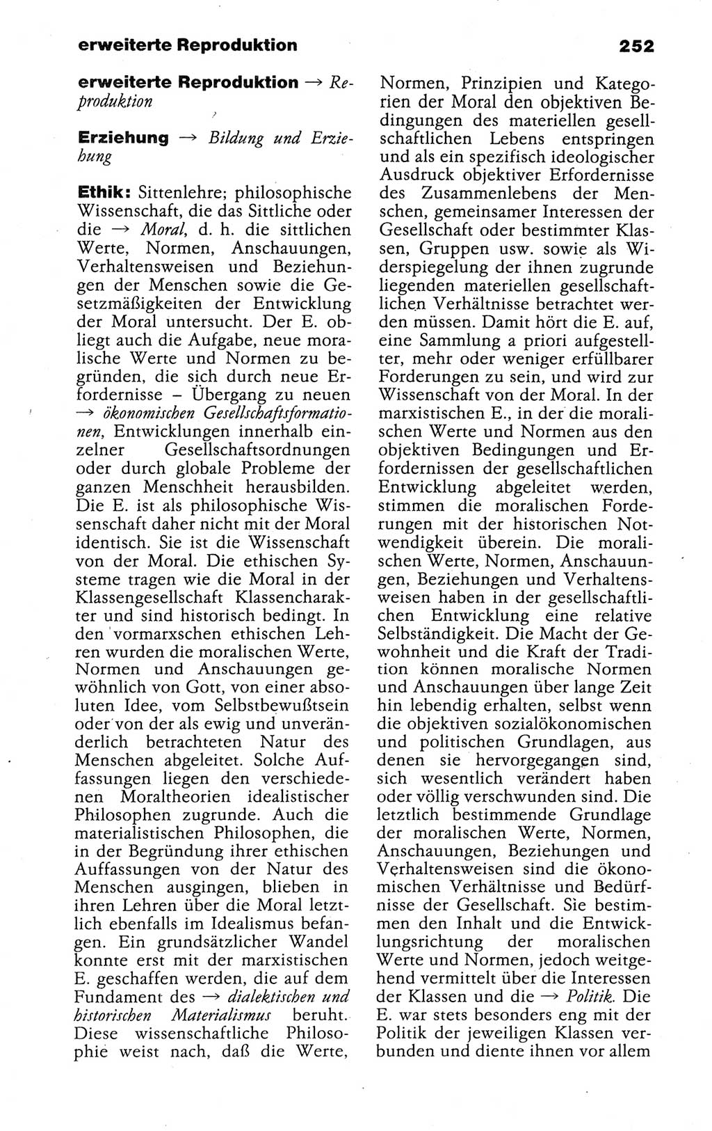 Kleines politisches Wörterbuch [Deutsche Demokratische Republik (DDR)] 1988, Seite 252 (Kl. pol. Wb. DDR 1988, S. 252)
