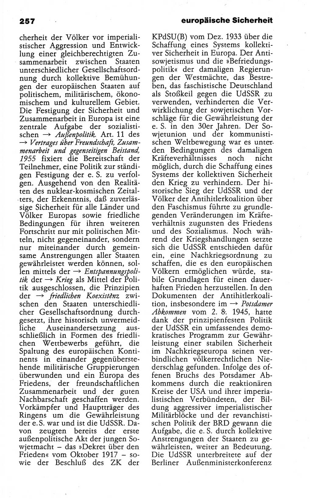 Kleines politisches Wörterbuch [Deutsche Demokratische Republik (DDR)] 1988, Seite 257 (Kl. pol. Wb. DDR 1988, S. 257)