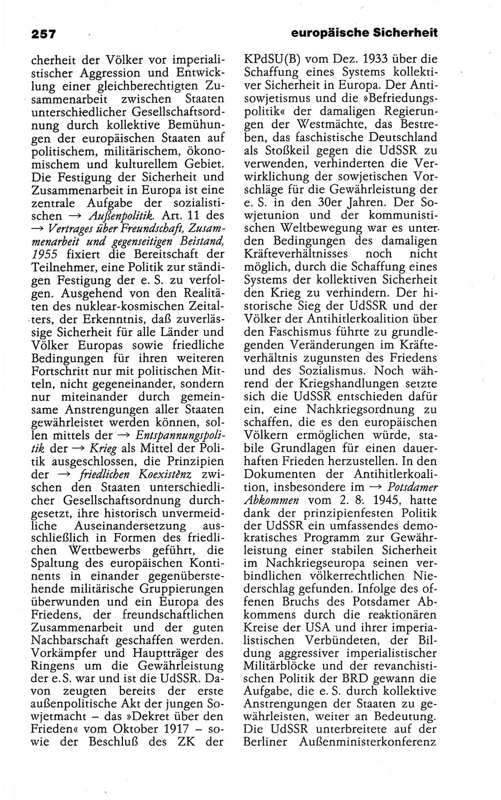 Kleines politisches Wörterbuch [Deutsche Demokratische Republik (DDR)] 1988, Seite 257 (Kl. pol. Wb. DDR 1988, S. 257)