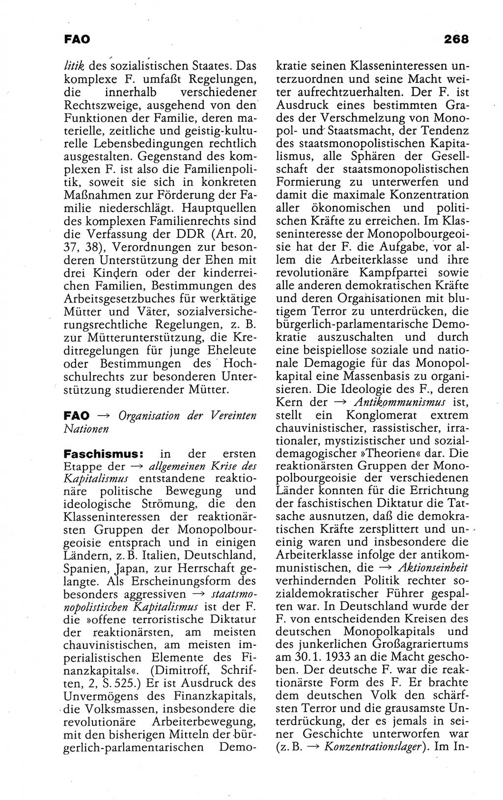Kleines politisches Wörterbuch [Deutsche Demokratische Republik (DDR)] 1988, Seite 268 (Kl. pol. Wb. DDR 1988, S. 268)