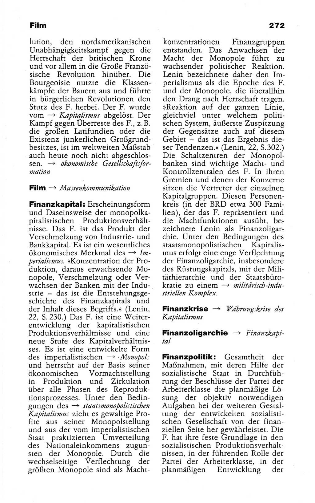 Kleines politisches Wörterbuch [Deutsche Demokratische Republik (DDR)] 1988, Seite 272 (Kl. pol. Wb. DDR 1988, S. 272)