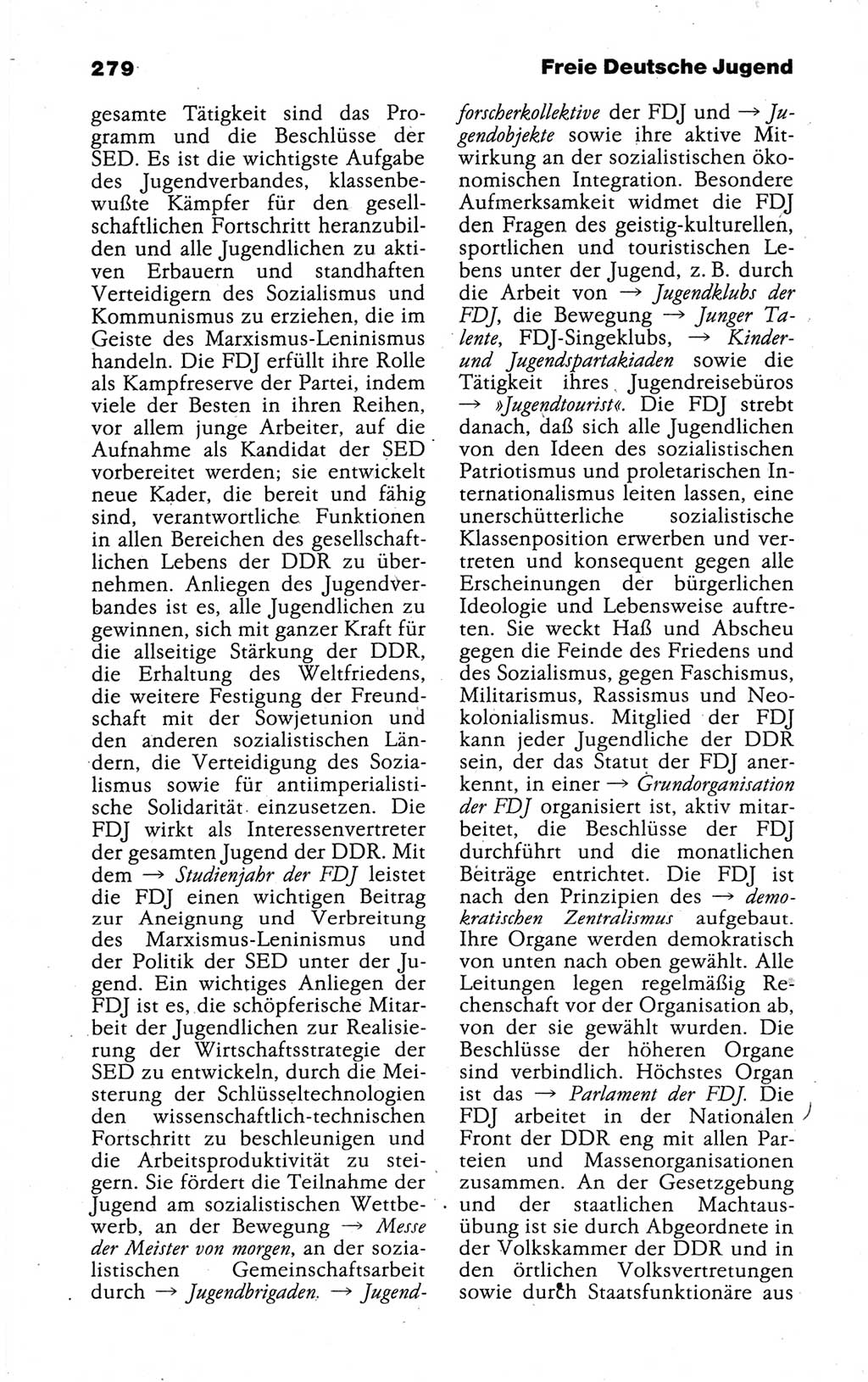Kleines politisches Wörterbuch [Deutsche Demokratische Republik (DDR)] 1988, Seite 279 (Kl. pol. Wb. DDR 1988, S. 279)