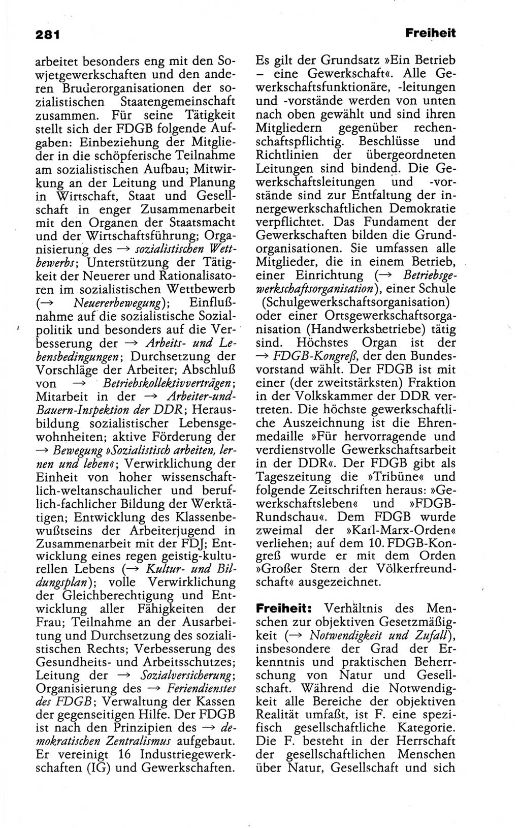 Kleines politisches Wörterbuch [Deutsche Demokratische Republik (DDR)] 1988, Seite 281 (Kl. pol. Wb. DDR 1988, S. 281)