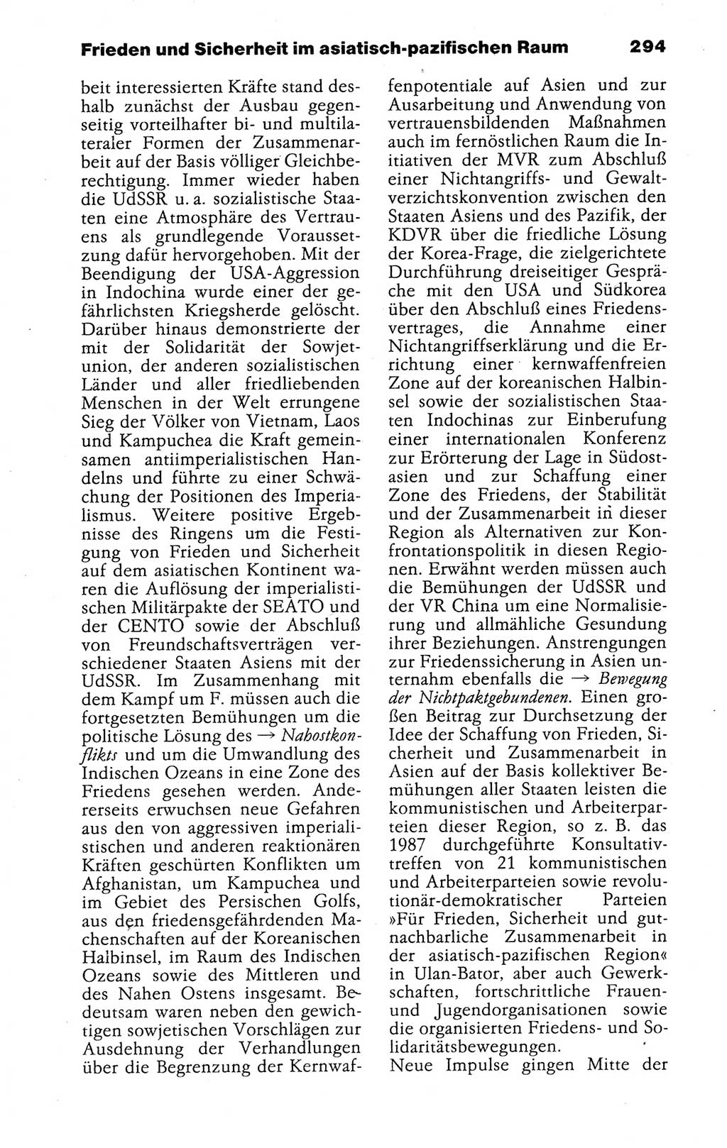Kleines politisches Wörterbuch [Deutsche Demokratische Republik (DDR)] 1988, Seite 294 (Kl. pol. Wb. DDR 1988, S. 294)