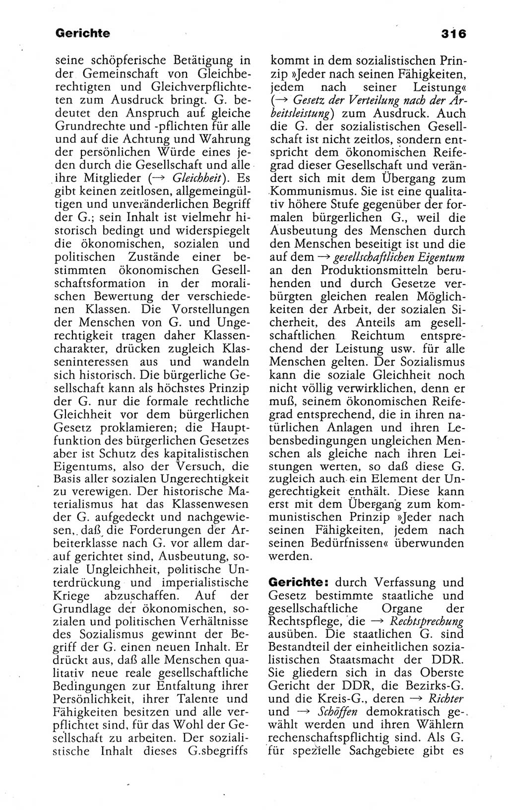 Kleines politisches Wörterbuch [Deutsche Demokratische Republik (DDR)] 1988, Seite 316 (Kl. pol. Wb. DDR 1988, S. 316)
