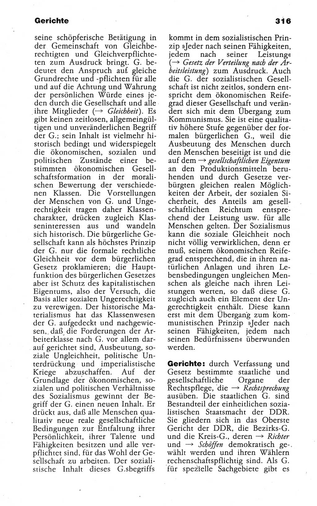 Kleines politisches Wörterbuch [Deutsche Demokratische Republik (DDR)] 1988, Seite 316 (Kl. pol. Wb. DDR 1988, S. 316)