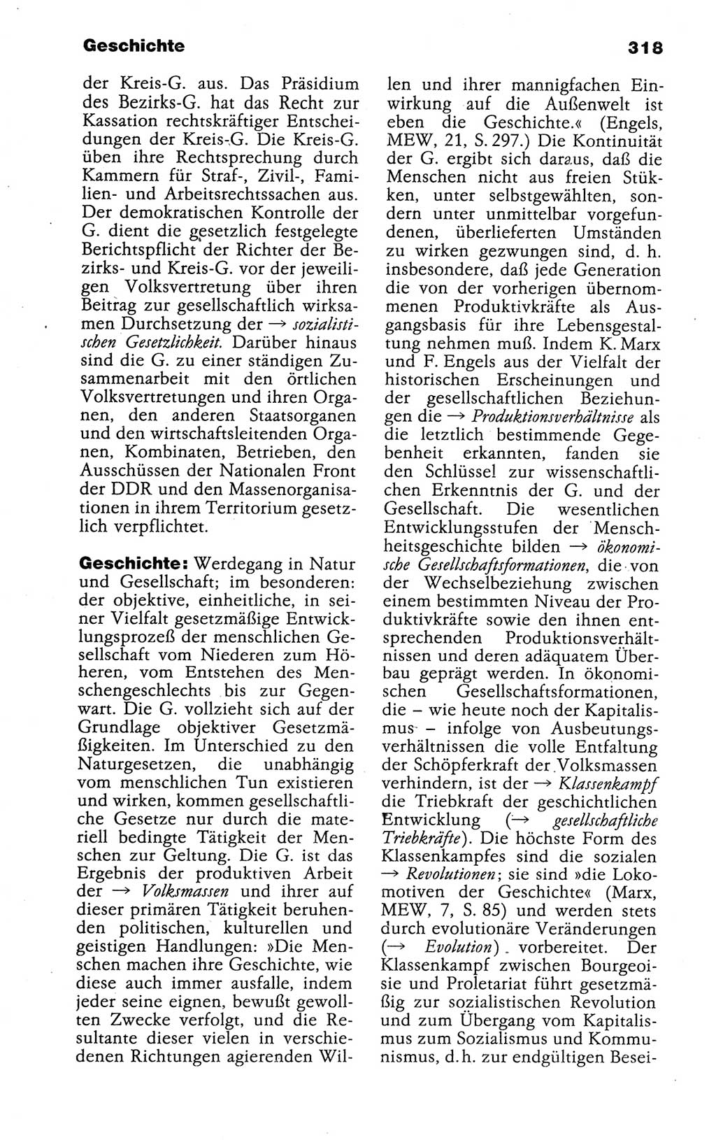 Kleines politisches Wörterbuch [Deutsche Demokratische Republik (DDR)] 1988, Seite 318 (Kl. pol. Wb. DDR 1988, S. 318)