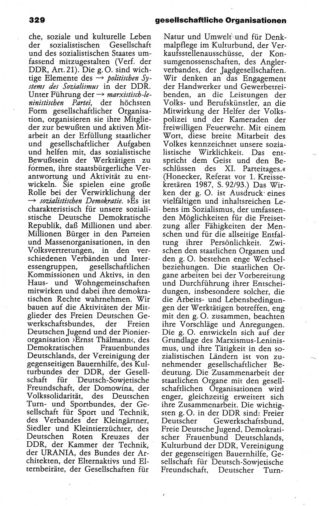 Kleines politisches Wörterbuch [Deutsche Demokratische Republik (DDR)] 1988, Seite 329 (Kl. pol. Wb. DDR 1988, S. 329)