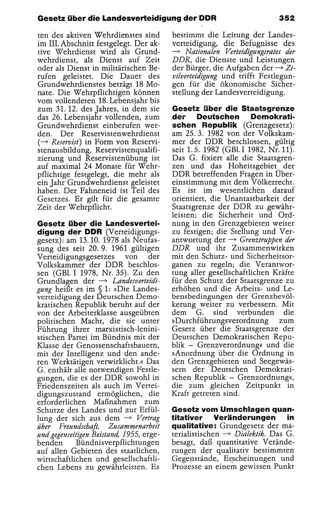 Kleines politisches Wörterbuch [Deutsche Demokratische Republik (DDR)] 1988, Seite 352 (Kl. pol. Wb. DDR 1988, S. 352)