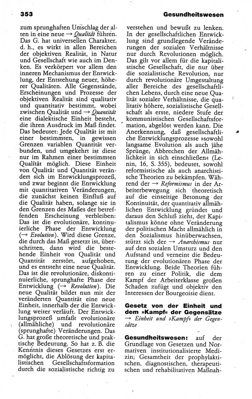 Kleines politisches Wörterbuch [Deutsche Demokratische Republik (DDR)] 1988, Seite 353 (Kl. pol. Wb. DDR 1988, S. 353)