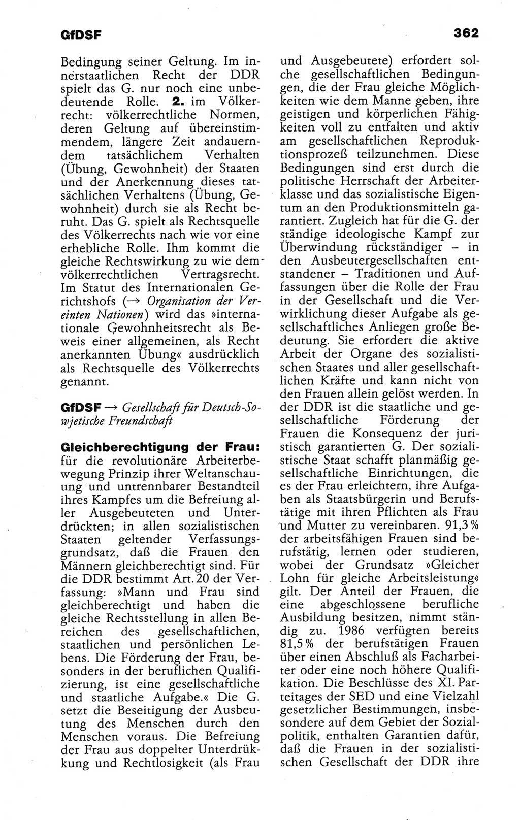 Kleines politisches Wörterbuch [Deutsche Demokratische Republik (DDR)] 1988, Seite 362 (Kl. pol. Wb. DDR 1988, S. 362)