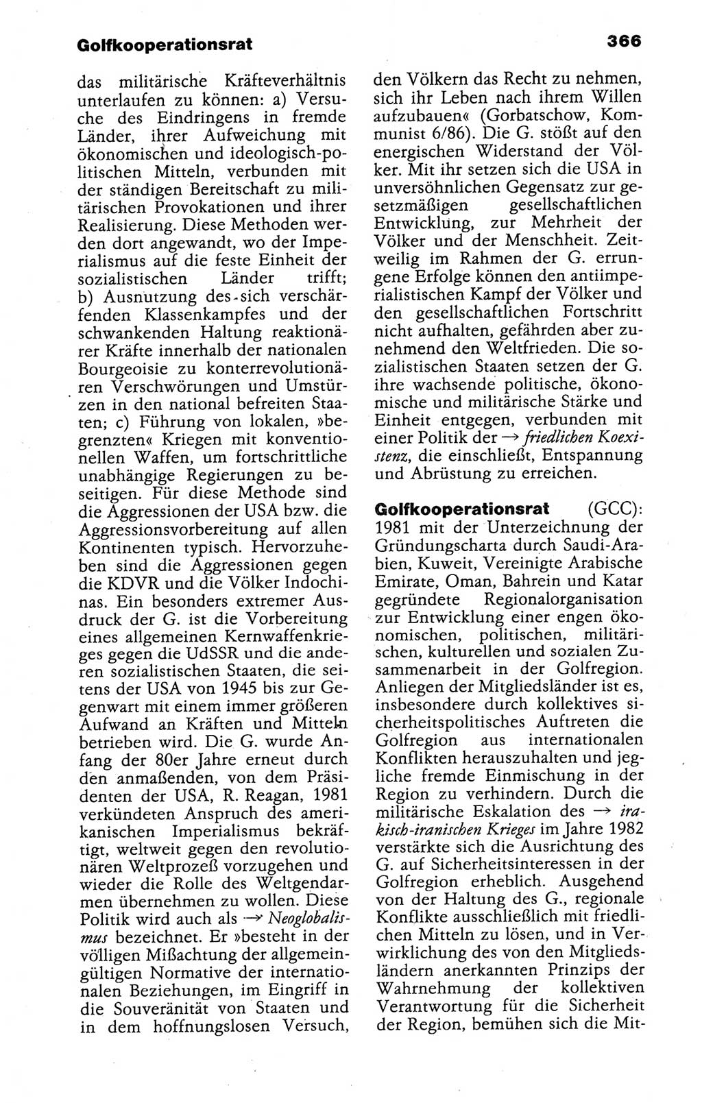 Kleines politisches Wörterbuch [Deutsche Demokratische Republik (DDR)] 1988, Seite 366 (Kl. pol. Wb. DDR 1988, S. 366)