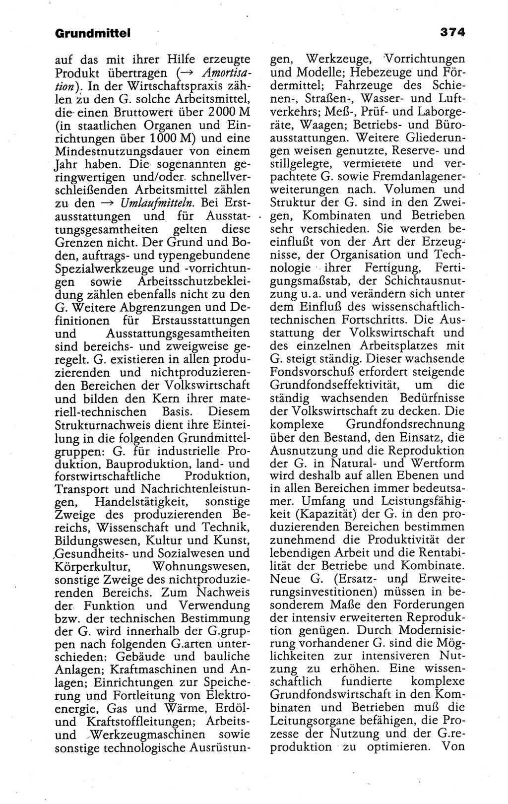 Kleines politisches Wörterbuch [Deutsche Demokratische Republik (DDR)] 1988, Seite 374 (Kl. pol. Wb. DDR 1988, S. 374)