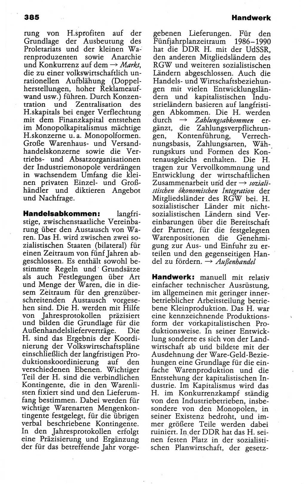 Kleines politisches Wörterbuch [Deutsche Demokratische Republik (DDR)] 1988, Seite 385 (Kl. pol. Wb. DDR 1988, S. 385)
