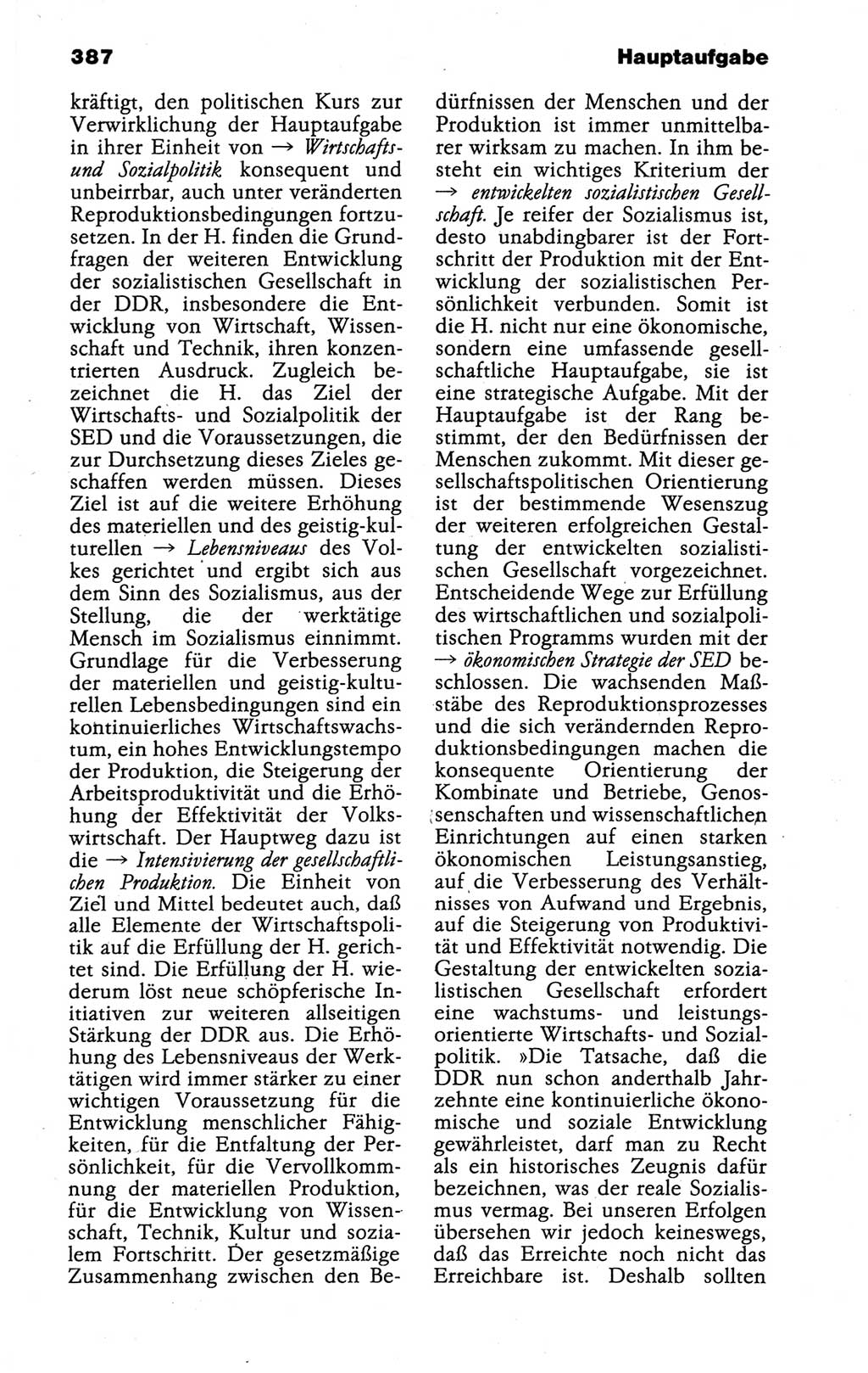 Kleines politisches Wörterbuch [Deutsche Demokratische Republik (DDR)] 1988, Seite 387 (Kl. pol. Wb. DDR 1988, S. 387)