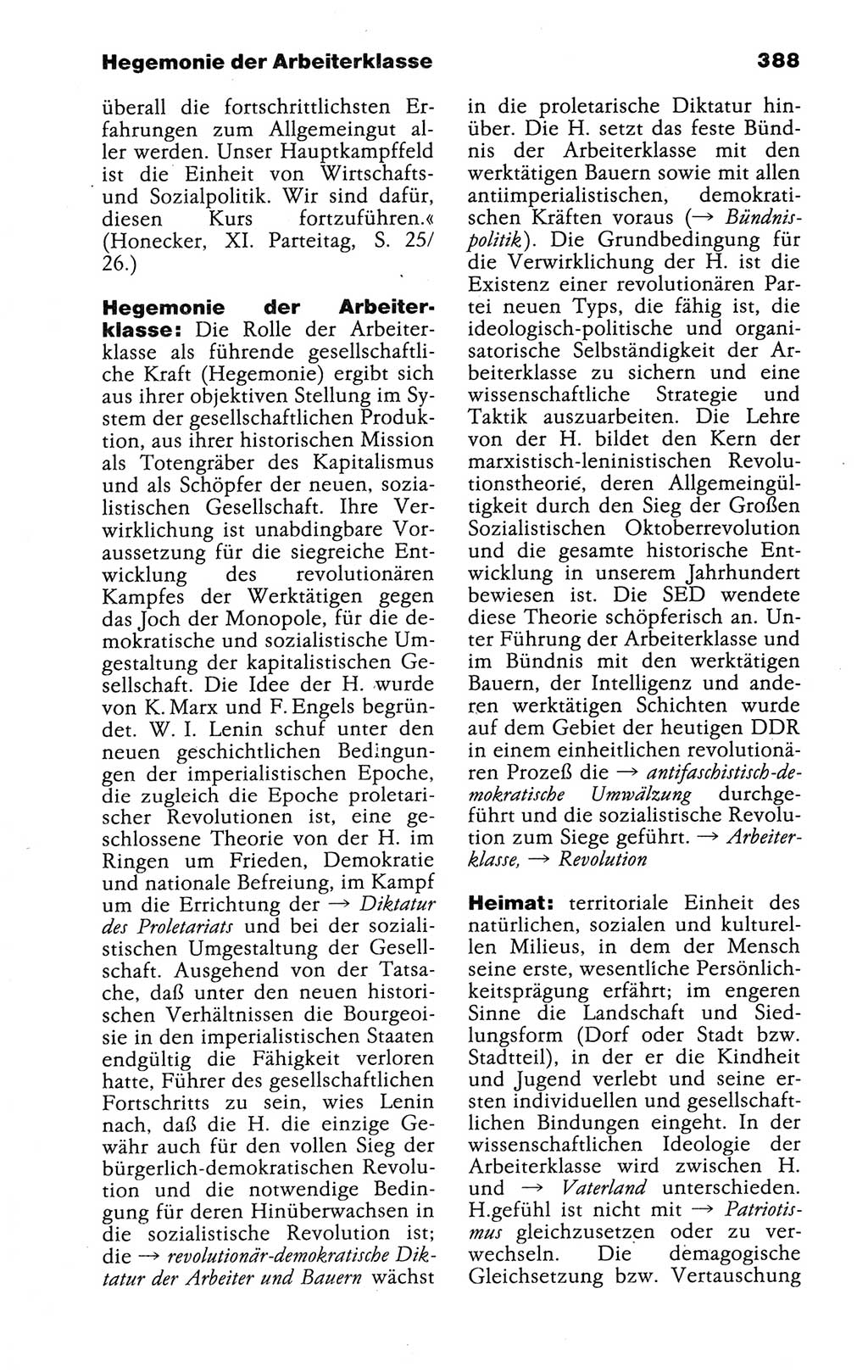Kleines politisches Wörterbuch [Deutsche Demokratische Republik (DDR)] 1988, Seite 388 (Kl. pol. Wb. DDR 1988, S. 388)