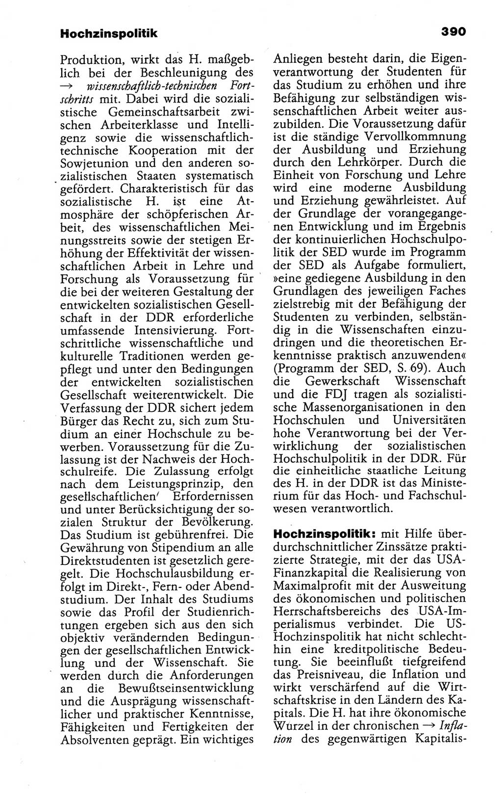 Kleines politisches Wörterbuch [Deutsche Demokratische Republik (DDR)] 1988, Seite 390 (Kl. pol. Wb. DDR 1988, S. 390)