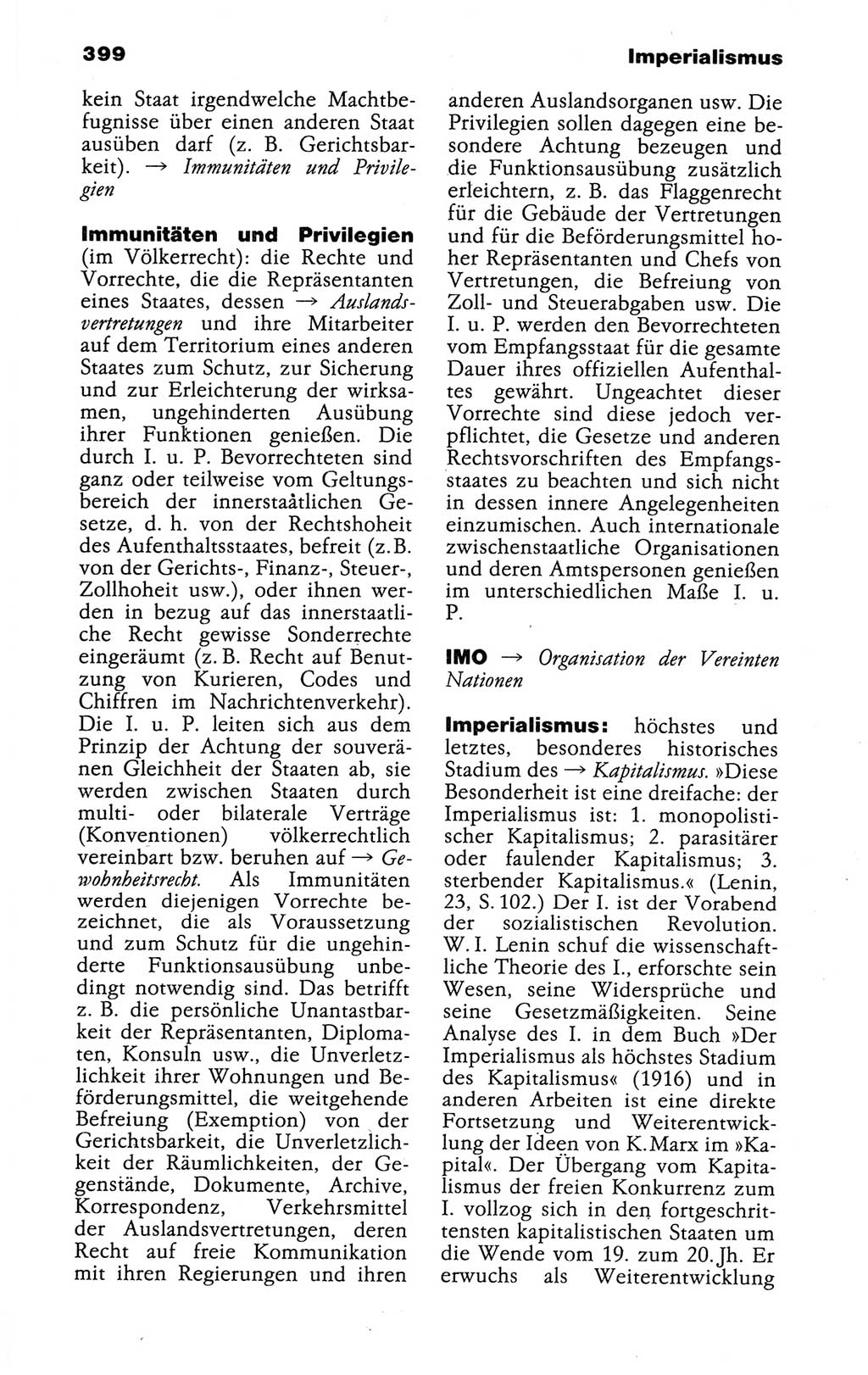 Kleines politisches Wörterbuch [Deutsche Demokratische Republik (DDR)] 1988, Seite 399 (Kl. pol. Wb. DDR 1988, S. 399)