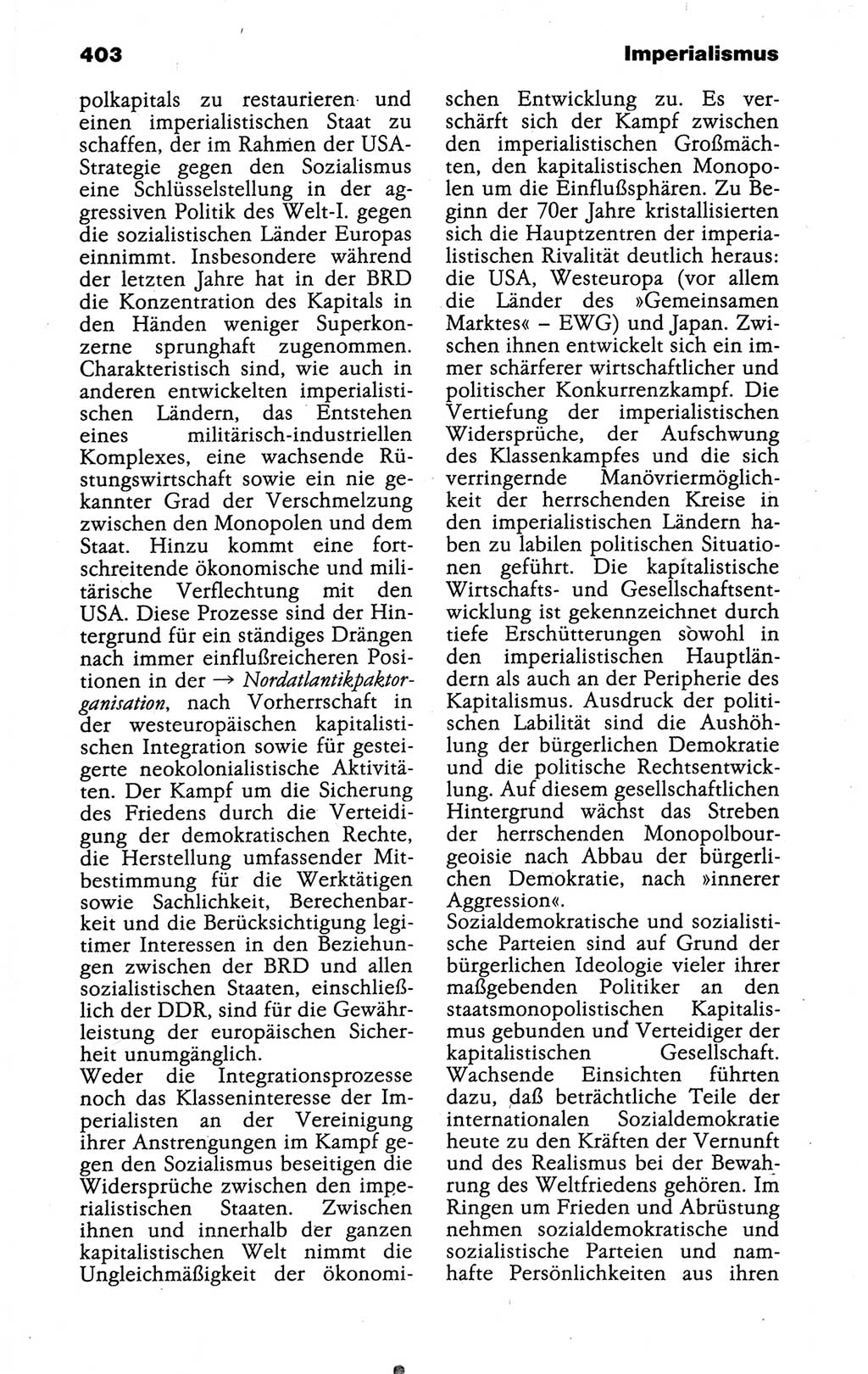 Kleines politisches Wörterbuch [Deutsche Demokratische Republik (DDR)] 1988, Seite 403 (Kl. pol. Wb. DDR 1988, S. 403)