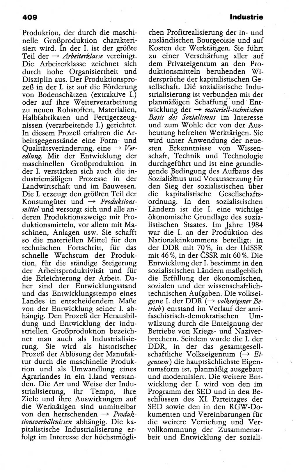 Kleines politisches Wörterbuch [Deutsche Demokratische Republik (DDR)] 1988, Seite 409 (Kl. pol. Wb. DDR 1988, S. 409)