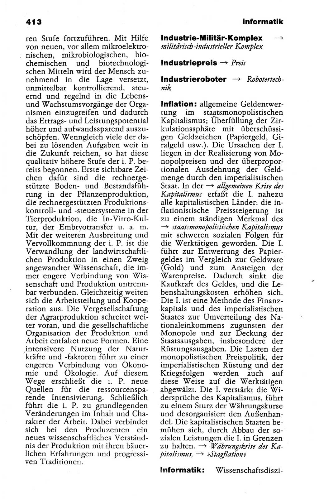 Kleines politisches Wörterbuch [Deutsche Demokratische Republik (DDR)] 1988, Seite 413 (Kl. pol. Wb. DDR 1988, S. 413)