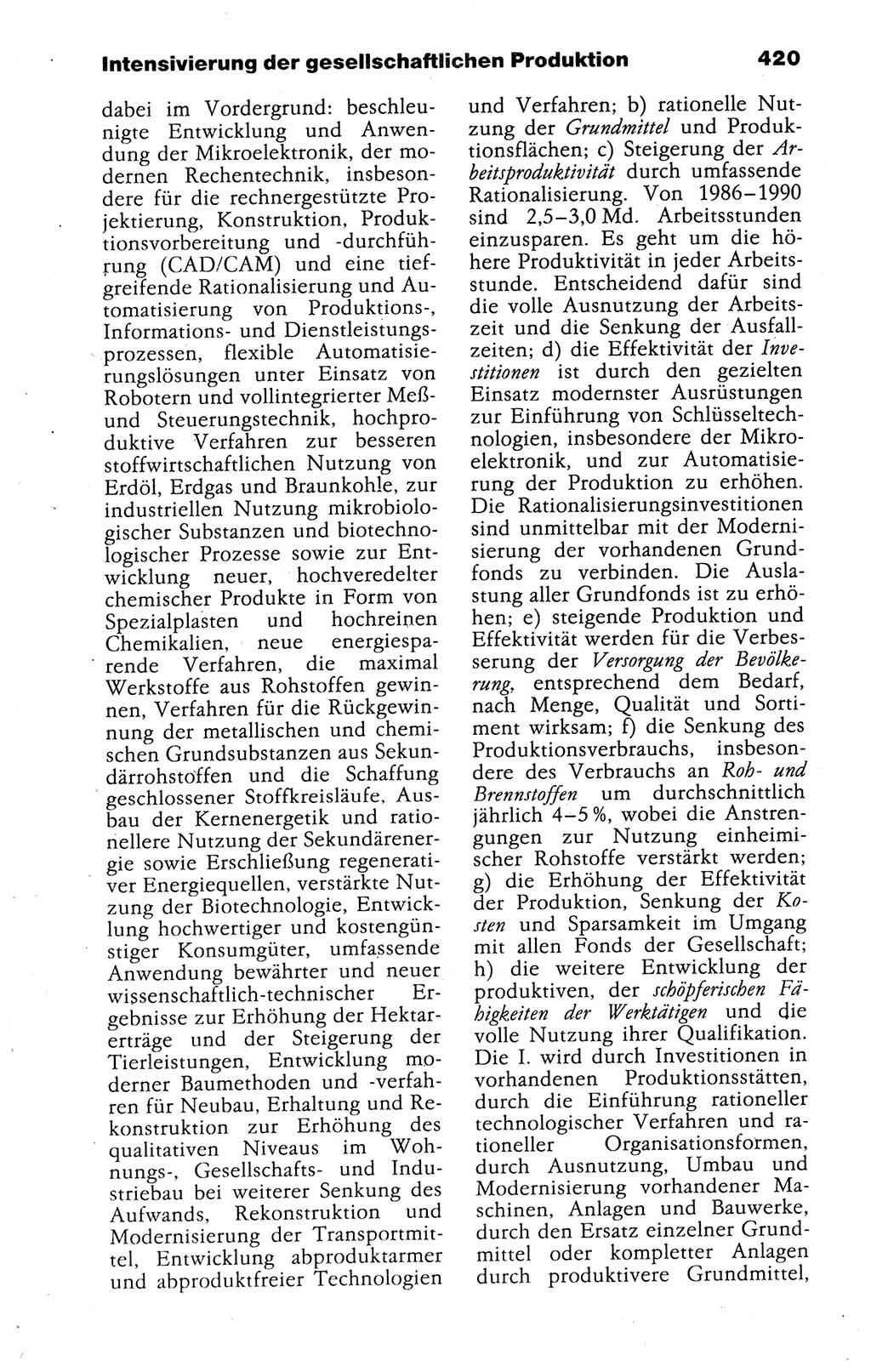 Kleines politisches Wörterbuch [Deutsche Demokratische Republik (DDR)] 1988, Seite 420 (Kl. pol. Wb. DDR 1988, S. 420)