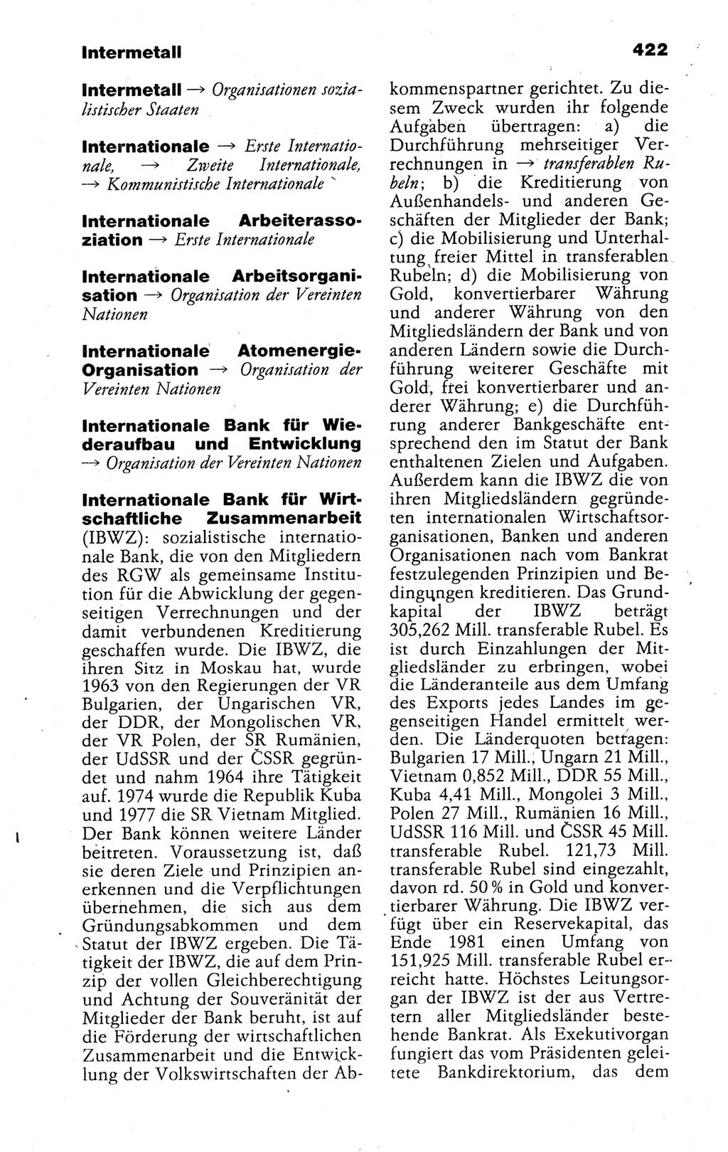 Kleines politisches Wörterbuch [Deutsche Demokratische Republik (DDR)] 1988, Seite 422 (Kl. pol. Wb. DDR 1988, S. 422)