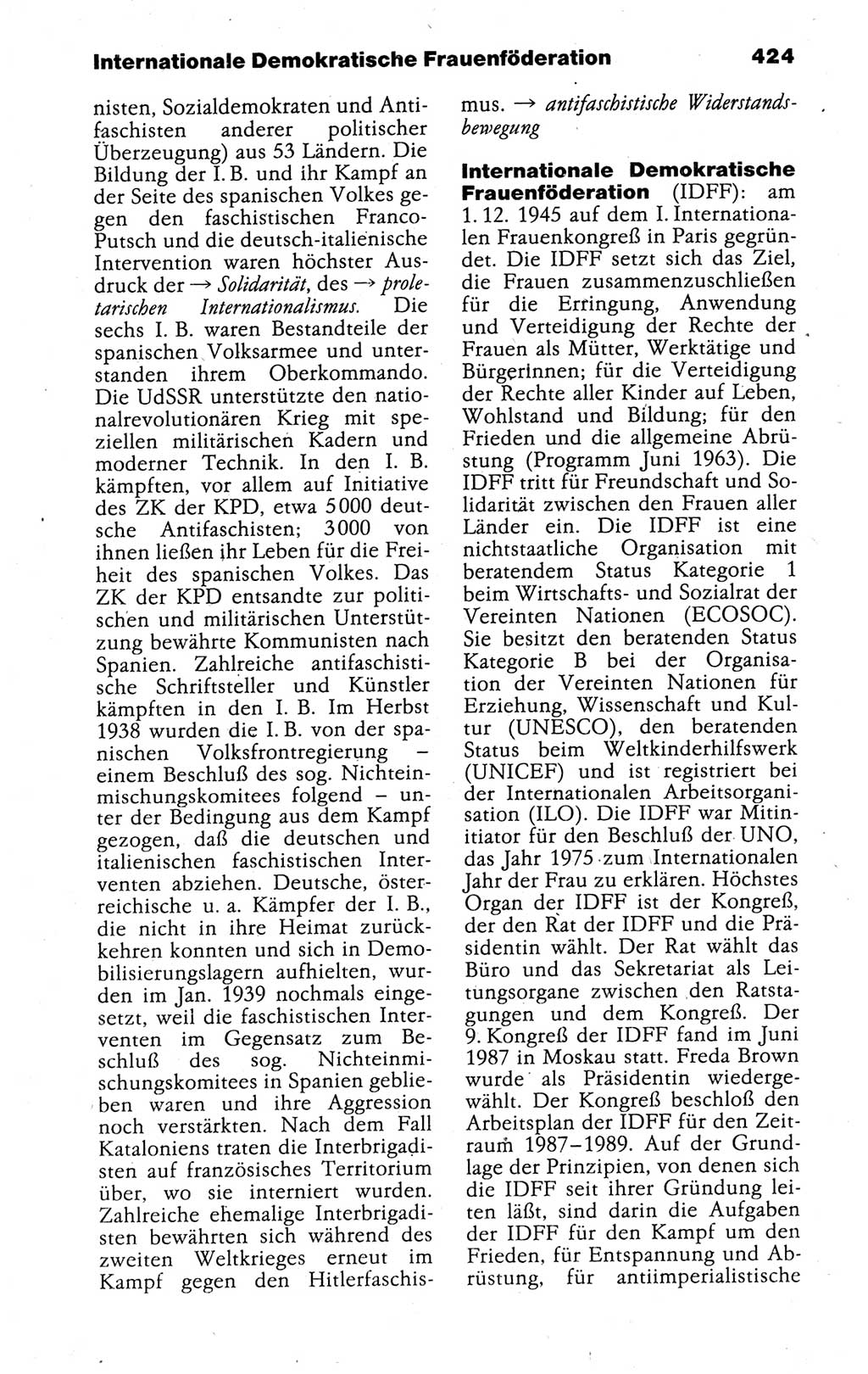 Kleines politisches Wörterbuch [Deutsche Demokratische Republik (DDR)] 1988, Seite 424 (Kl. pol. Wb. DDR 1988, S. 424)