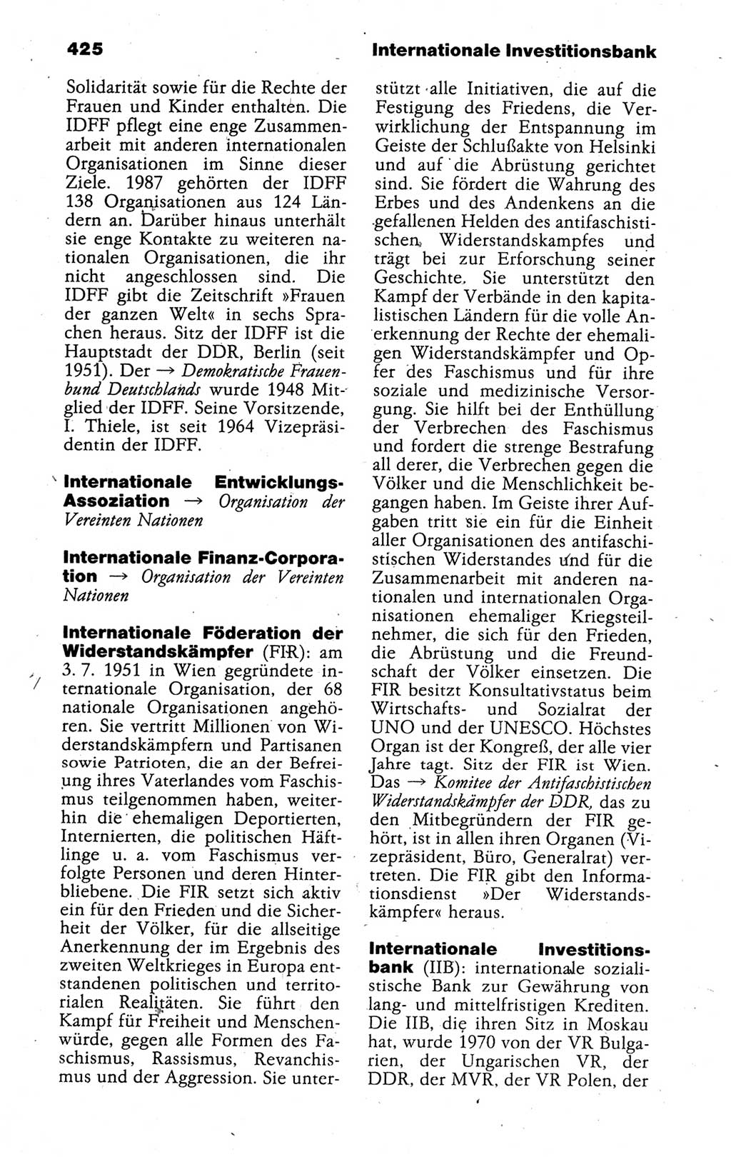 Kleines politisches Wörterbuch [Deutsche Demokratische Republik (DDR)] 1988, Seite 425 (Kl. pol. Wb. DDR 1988, S. 425)