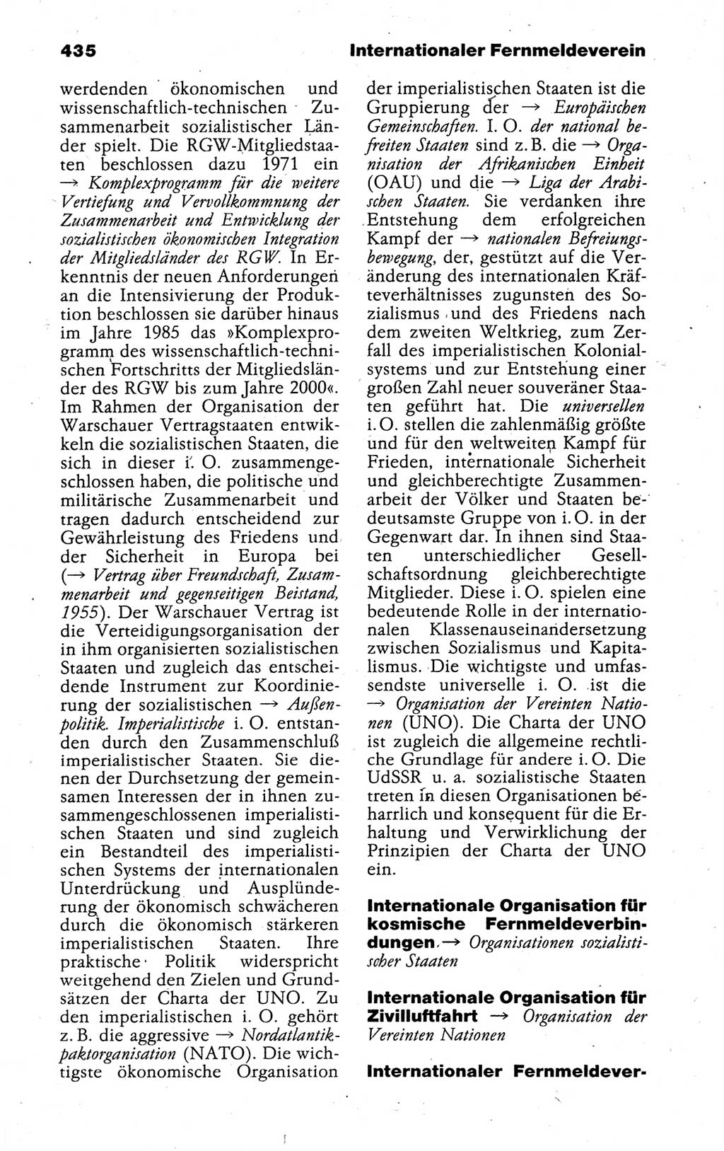 Kleines politisches Wörterbuch [Deutsche Demokratische Republik (DDR)] 1988, Seite 435 (Kl. pol. Wb. DDR 1988, S. 435)