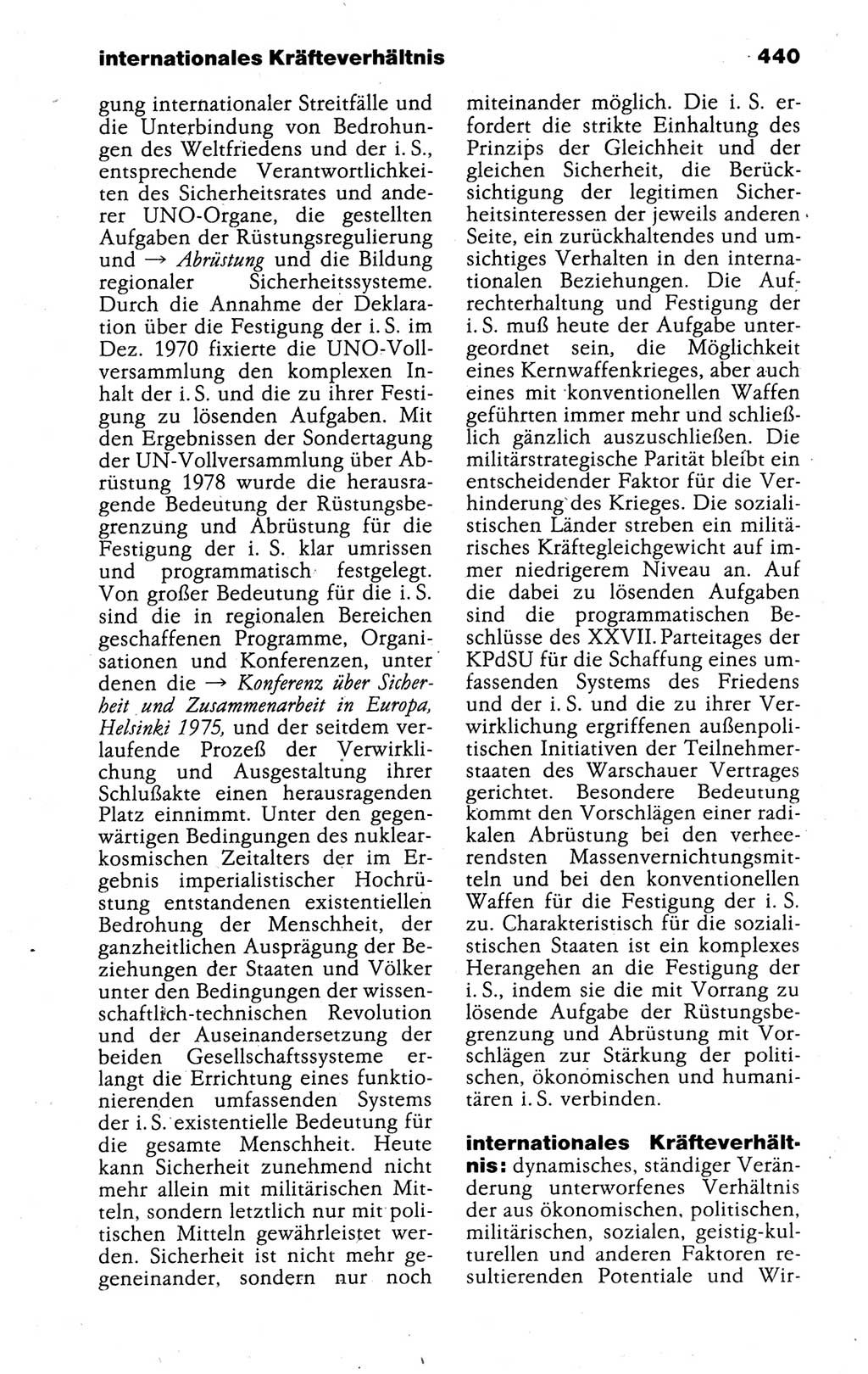 Kleines politisches Wörterbuch [Deutsche Demokratische Republik (DDR)] 1988, Seite 440 (Kl. pol. Wb. DDR 1988, S. 440)