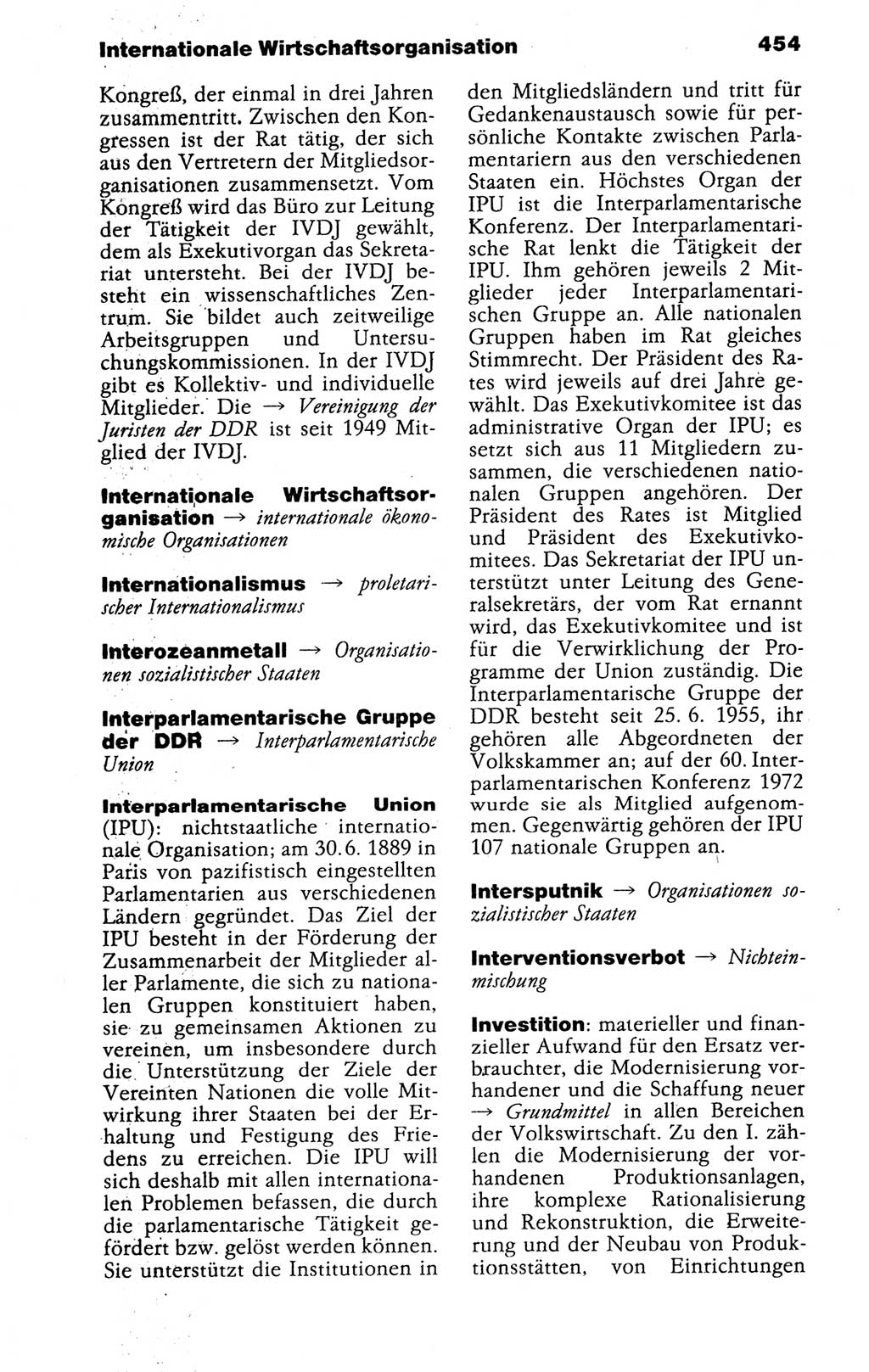 Kleines politisches Wörterbuch [Deutsche Demokratische Republik (DDR)] 1988, Seite 454 (Kl. pol. Wb. DDR 1988, S. 454)
