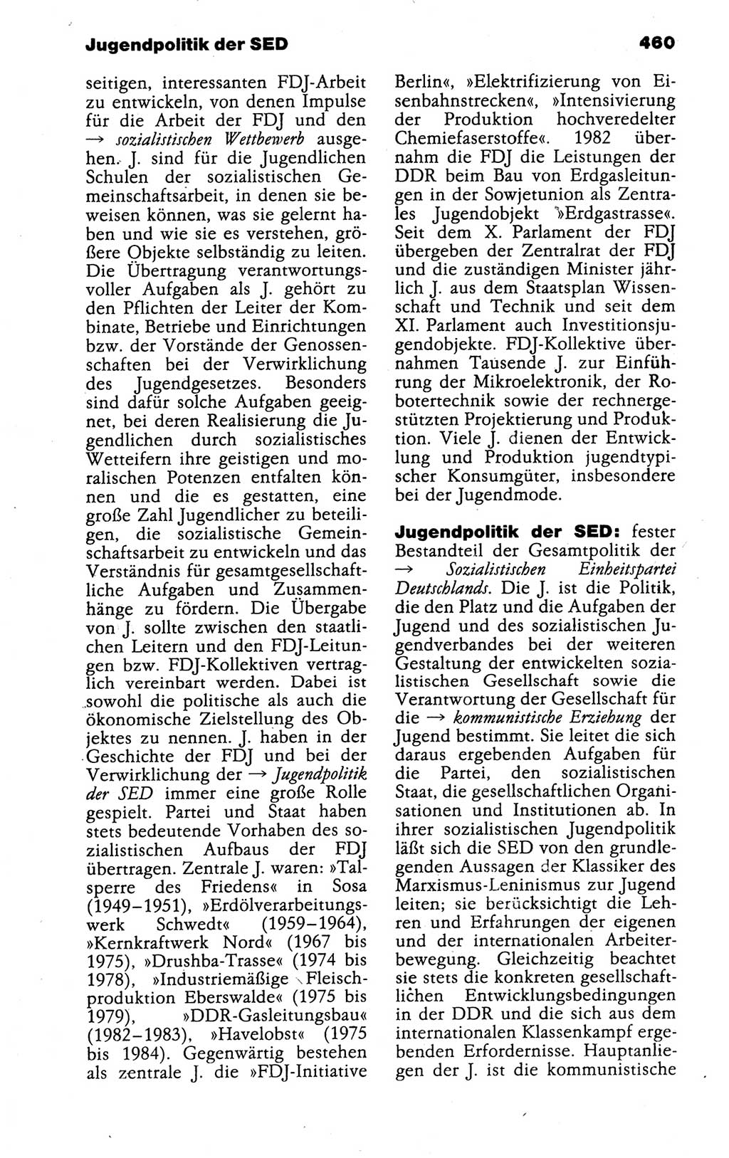 Kleines politisches Wörterbuch [Deutsche Demokratische Republik (DDR)] 1988, Seite 460 (Kl. pol. Wb. DDR 1988, S. 460)