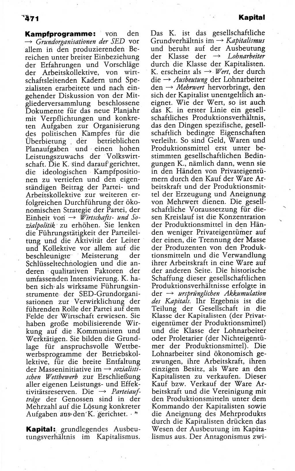 Kleines politisches Wörterbuch [Deutsche Demokratische Republik (DDR)] 1988, Seite 471 (Kl. pol. Wb. DDR 1988, S. 471)
