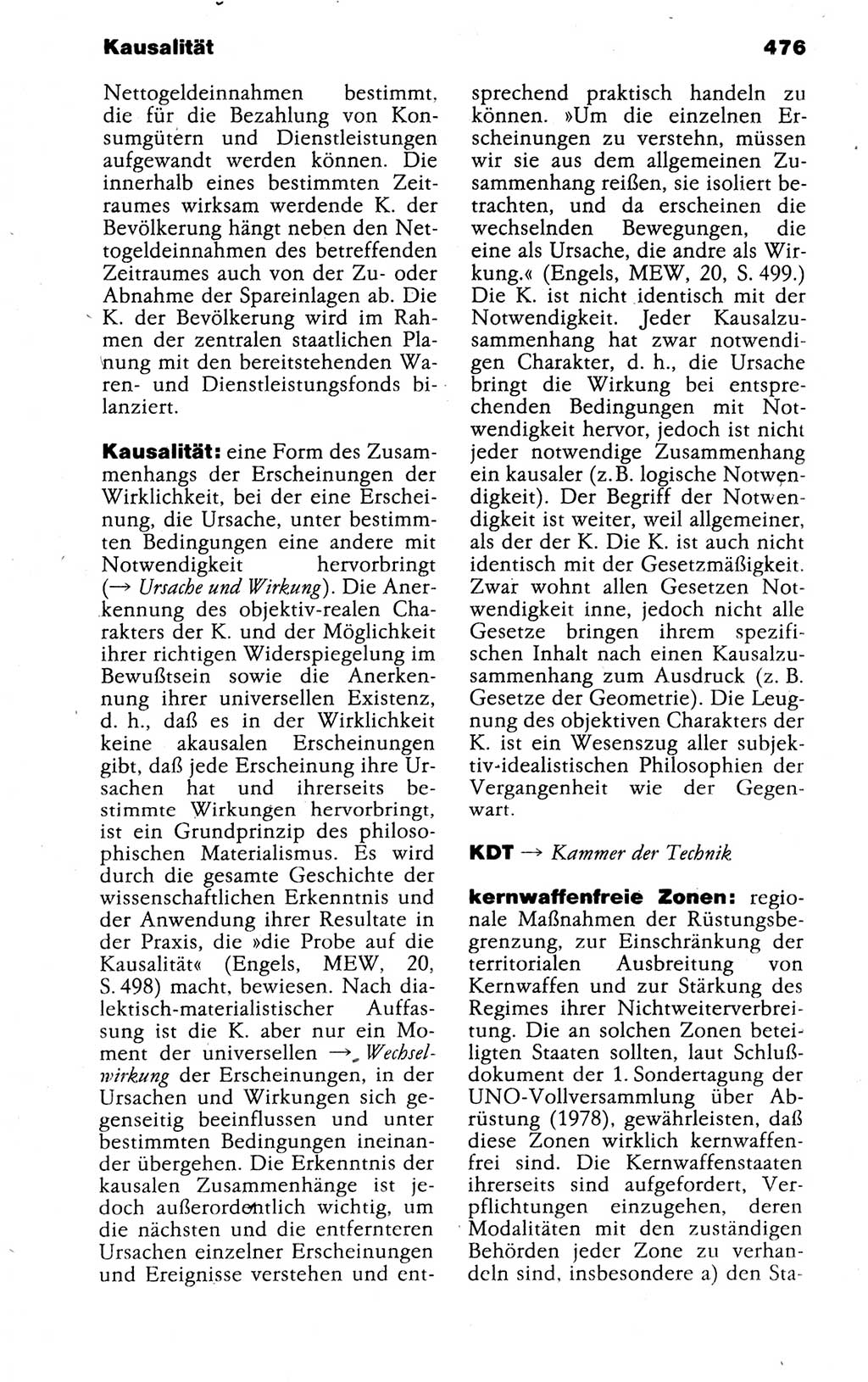 Kleines politisches Wörterbuch [Deutsche Demokratische Republik (DDR)] 1988, Seite 476 (Kl. pol. Wb. DDR 1988, S. 476)