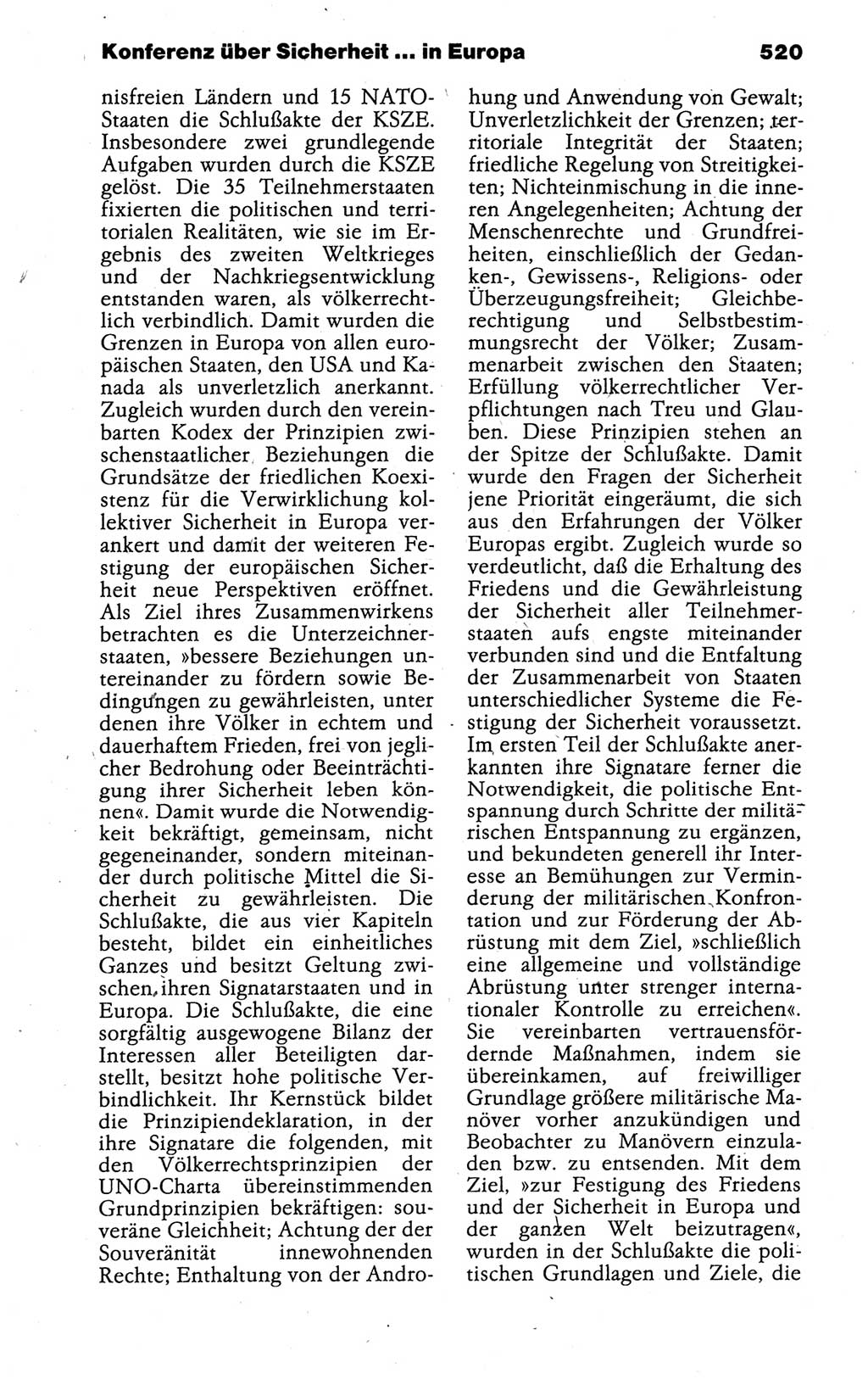 Kleines politisches Wörterbuch [Deutsche Demokratische Republik (DDR)] 1988, Seite 520 (Kl. pol. Wb. DDR 1988, S. 520)