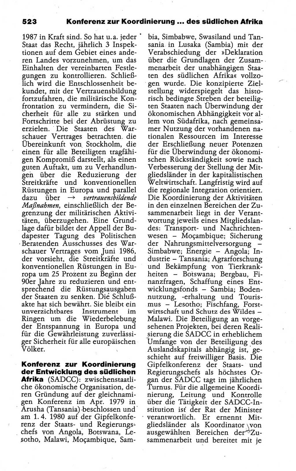 Kleines politisches Wörterbuch [Deutsche Demokratische Republik (DDR)] 1988, Seite 523 (Kl. pol. Wb. DDR 1988, S. 523)