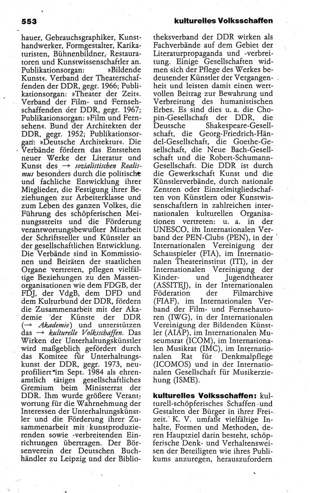 Kleines politisches Wörterbuch [Deutsche Demokratische Republik (DDR)] 1988, Seite 553 (Kl. pol. Wb. DDR 1988, S. 553)