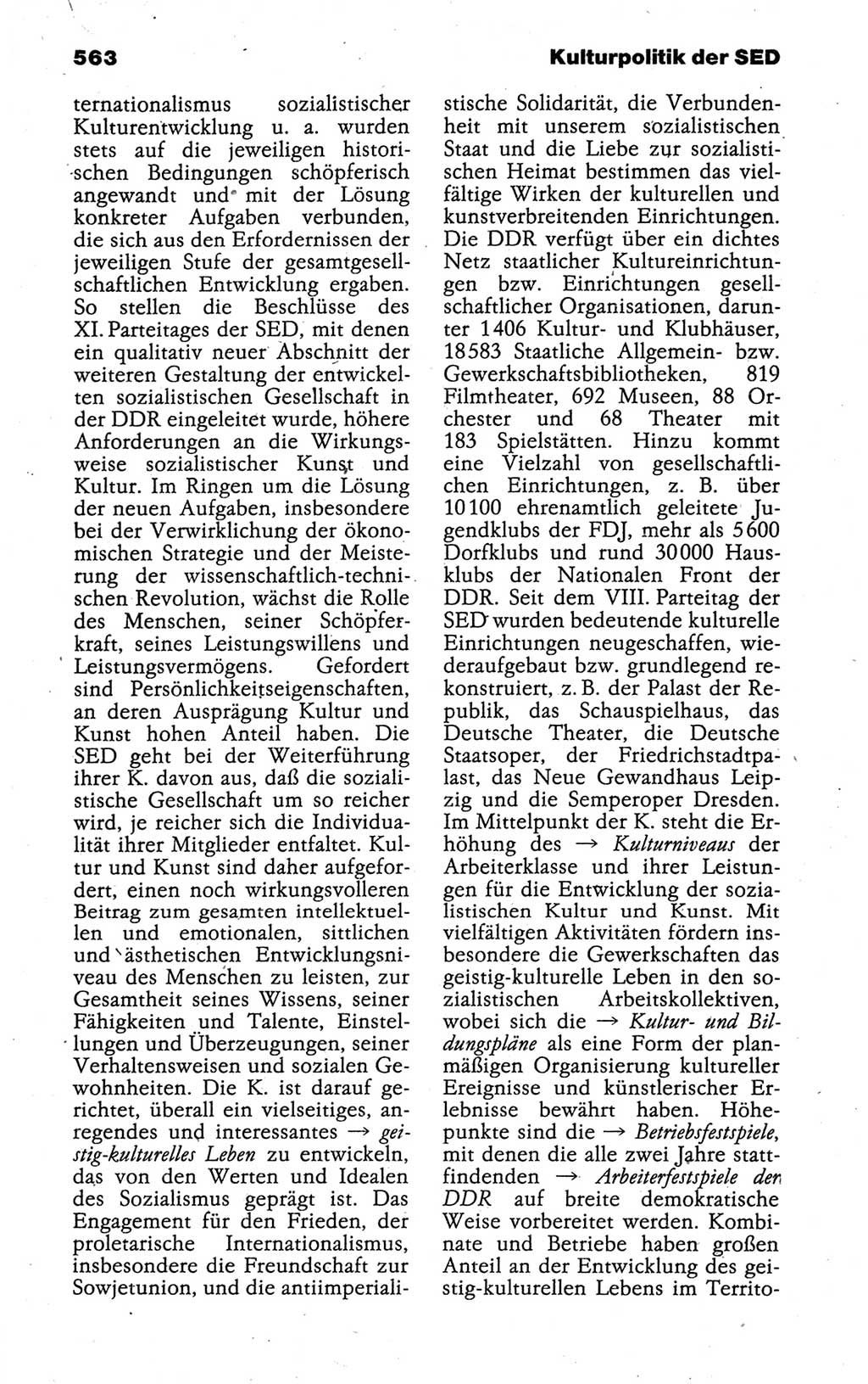 Kleines politisches Wörterbuch [Deutsche Demokratische Republik (DDR)] 1988, Seite 563 (Kl. pol. Wb. DDR 1988, S. 563)