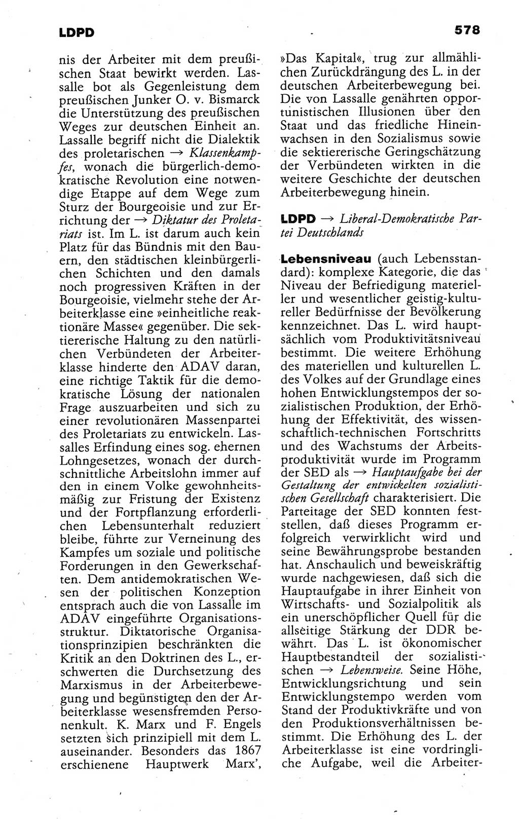 Kleines politisches Wörterbuch [Deutsche Demokratische Republik (DDR)] 1988, Seite 578 (Kl. pol. Wb. DDR 1988, S. 578)