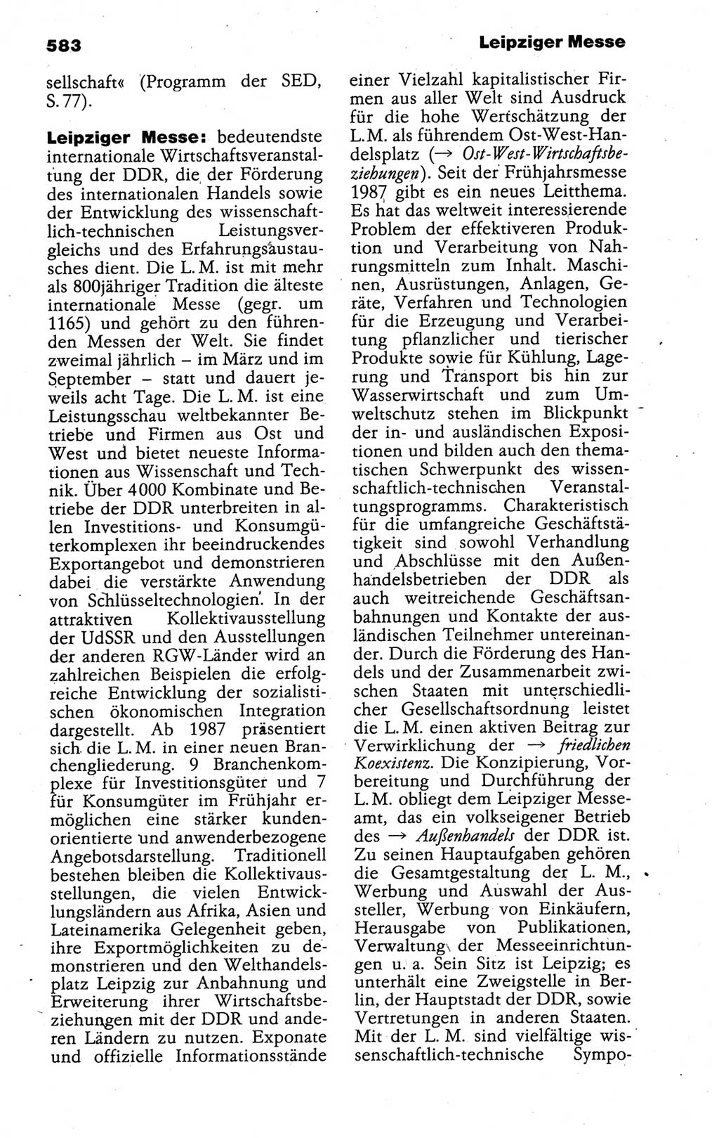 Kleines politisches Wörterbuch [Deutsche Demokratische Republik (DDR)] 1988, Seite 583 (Kl. pol. Wb. DDR 1988, S. 583)