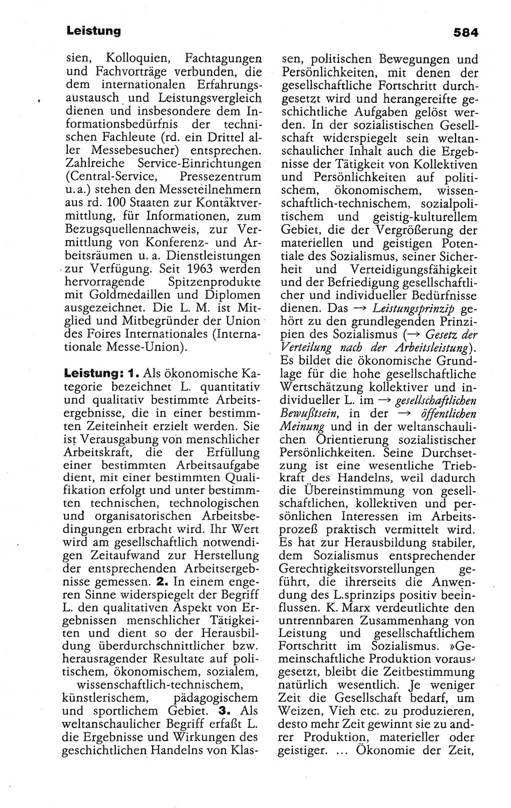 Kleines politisches Wörterbuch [Deutsche Demokratische Republik (DDR)] 1988, Seite 584 (Kl. pol. Wb. DDR 1988, S. 584)