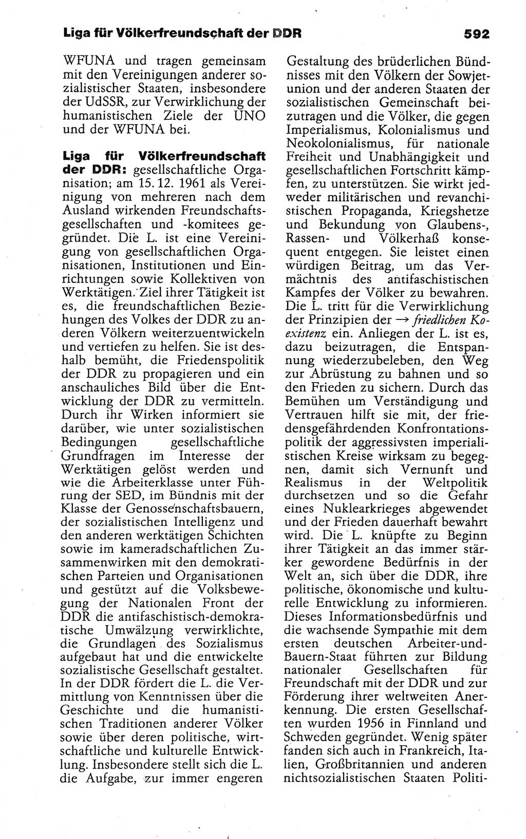 Kleines politisches Wörterbuch [Deutsche Demokratische Republik (DDR)] 1988, Seite 592 (Kl. pol. Wb. DDR 1988, S. 592)