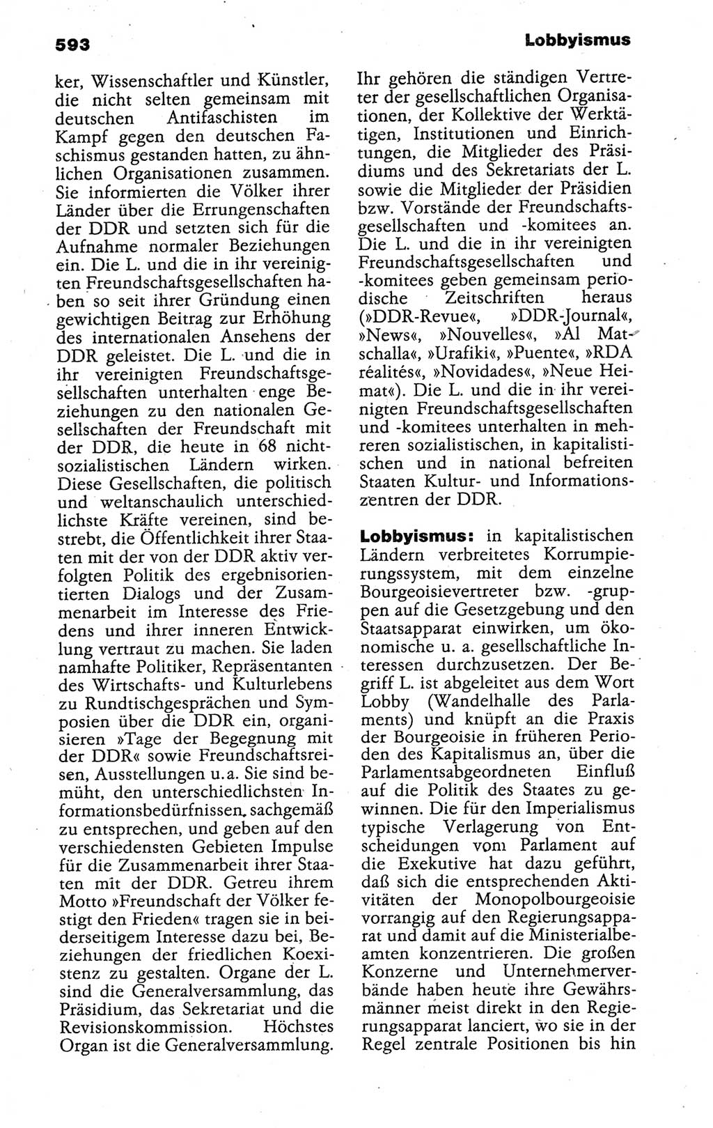 Kleines politisches Wörterbuch [Deutsche Demokratische Republik (DDR)] 1988, Seite 593 (Kl. pol. Wb. DDR 1988, S. 593)