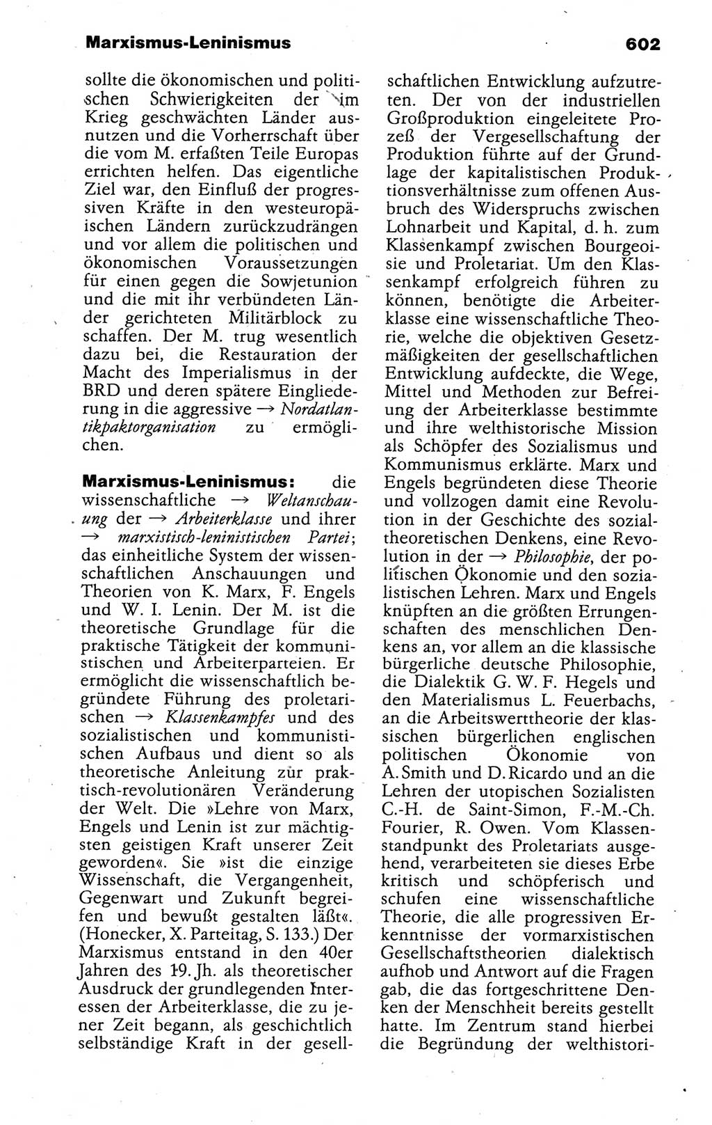 Kleines politisches Wörterbuch [Deutsche Demokratische Republik (DDR)] 1988, Seite 602 (Kl. pol. Wb. DDR 1988, S. 602)