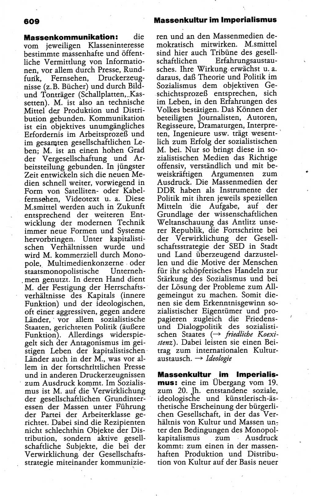 Kleines politisches Wörterbuch [Deutsche Demokratische Republik (DDR)] 1988, Seite 609 (Kl. pol. Wb. DDR 1988, S. 609)
