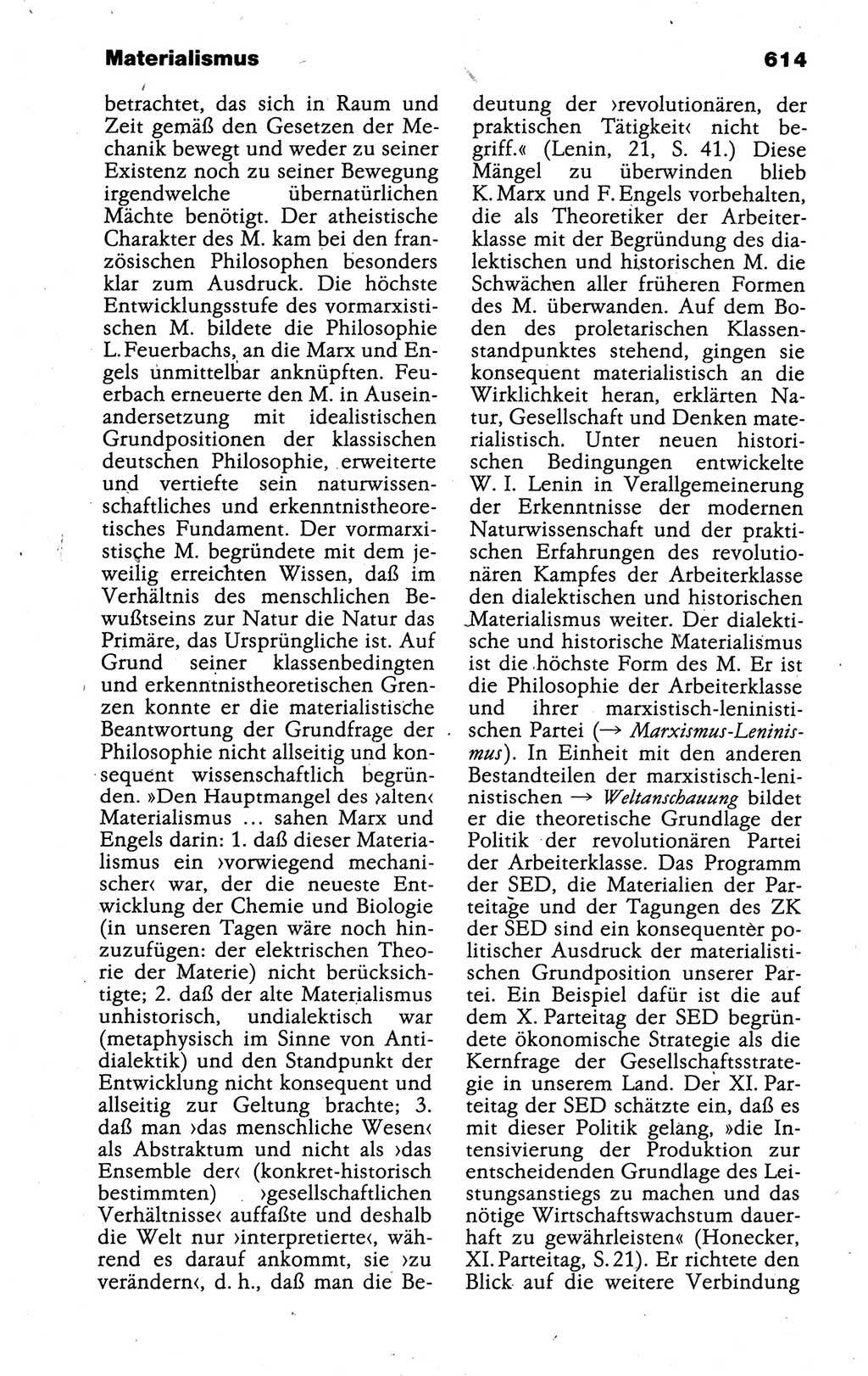 Kleines politisches Wörterbuch [Deutsche Demokratische Republik (DDR)] 1988, Seite 614 (Kl. pol. Wb. DDR 1988, S. 614)