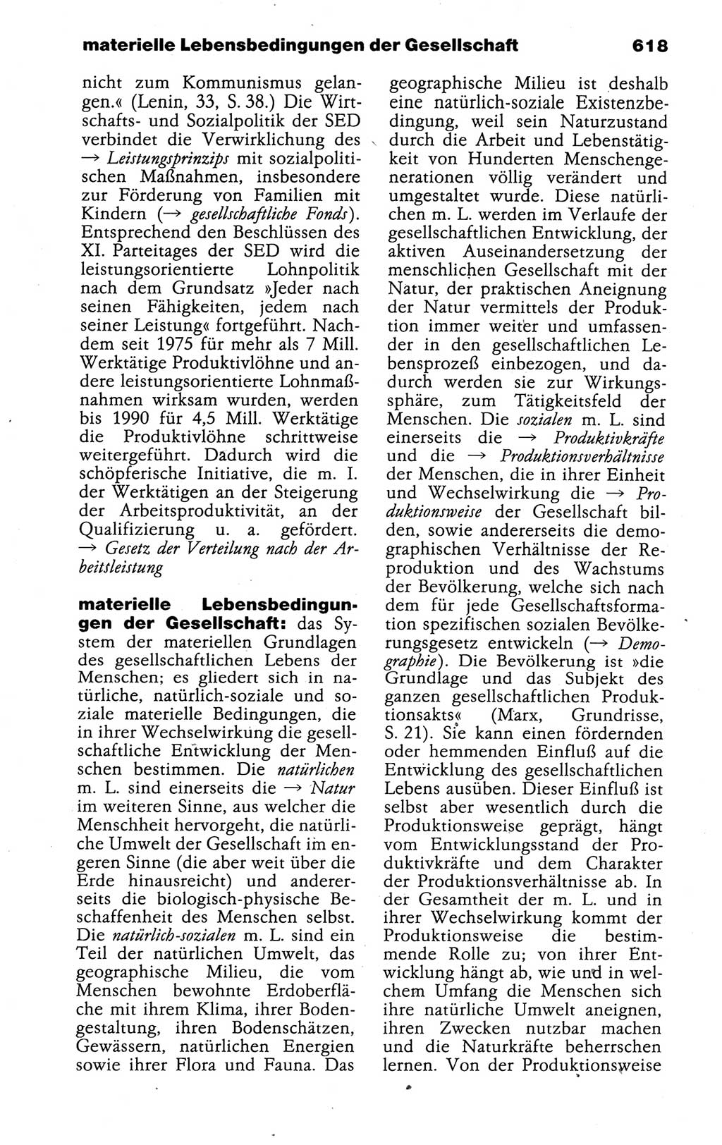 Kleines politisches Wörterbuch [Deutsche Demokratische Republik (DDR)] 1988, Seite 618 (Kl. pol. Wb. DDR 1988, S. 618)