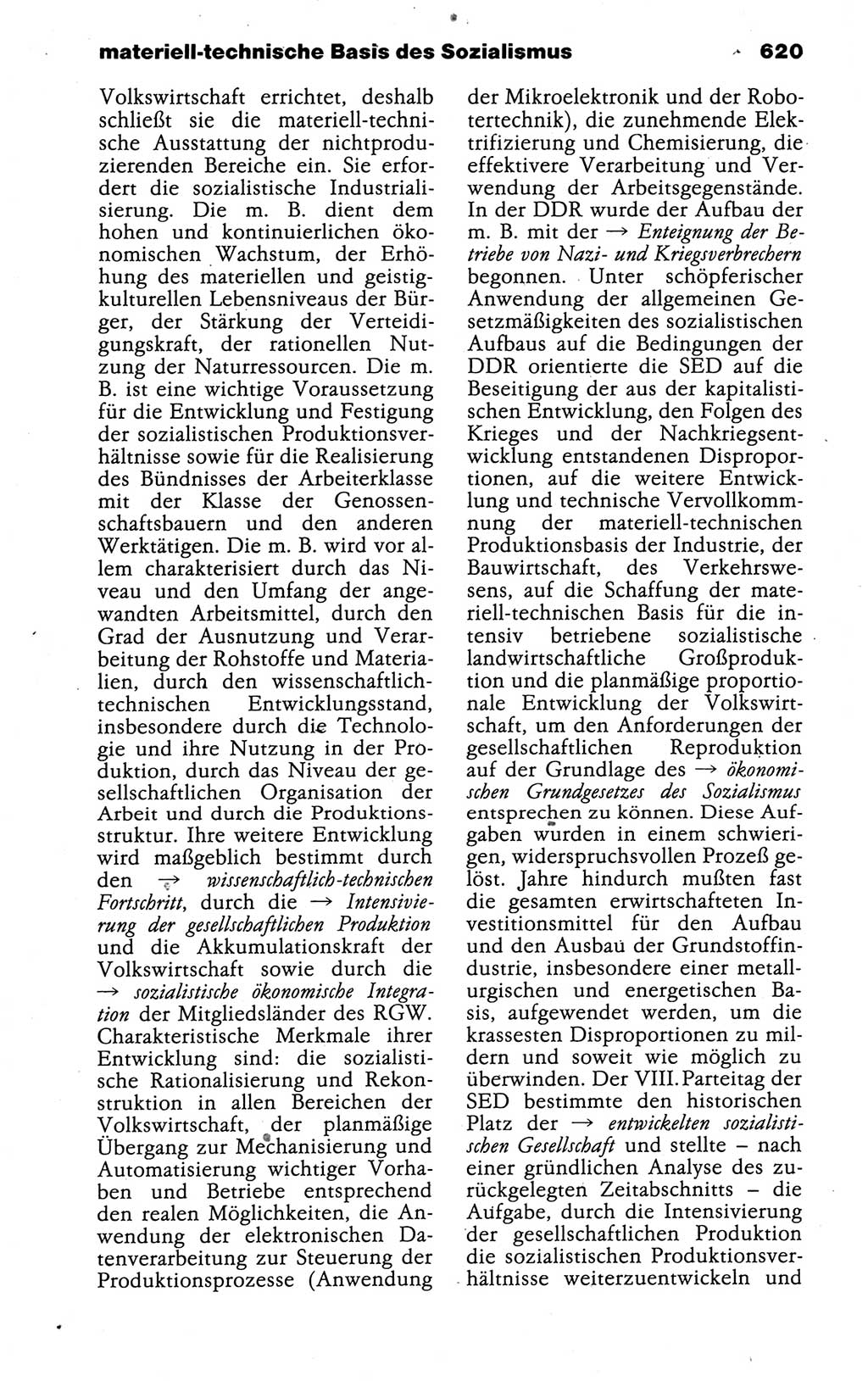 Kleines politisches Wörterbuch [Deutsche Demokratische Republik (DDR)] 1988, Seite 620 (Kl. pol. Wb. DDR 1988, S. 620)